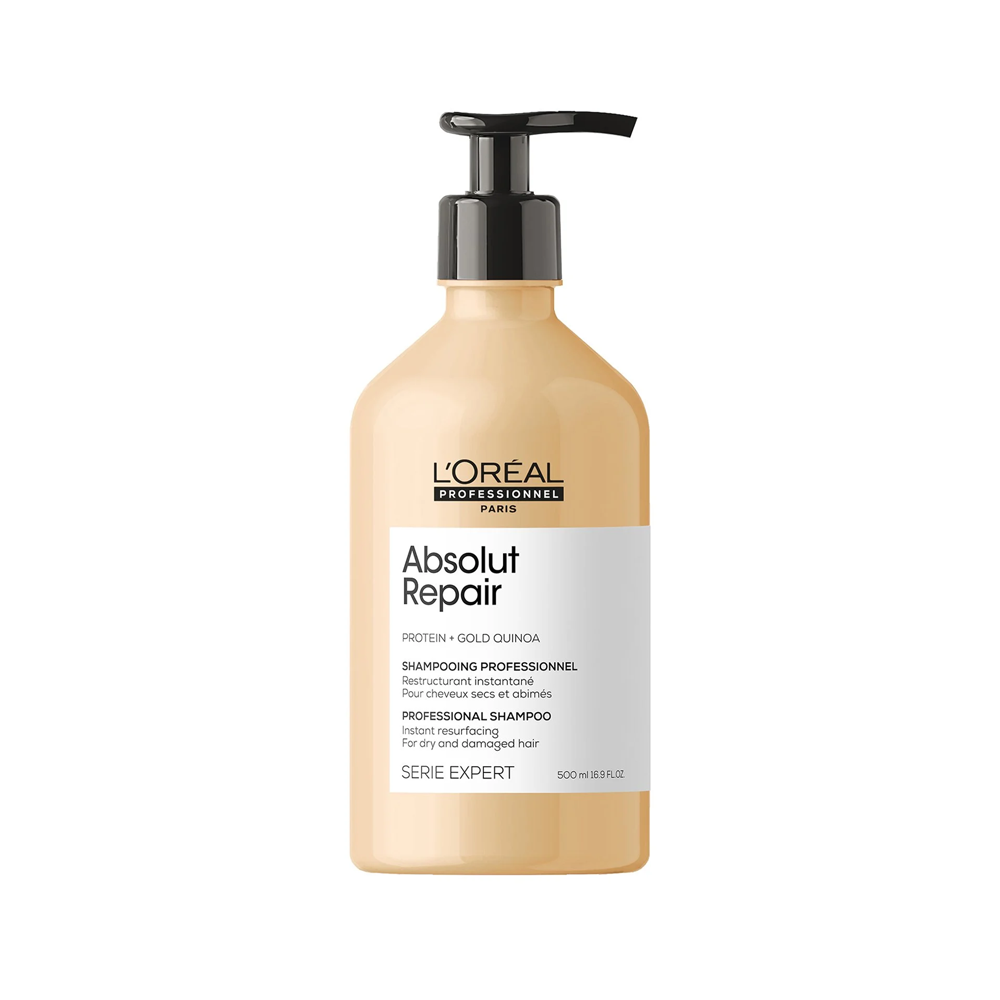L’Oréal Professionnel Serie Expert Absolut Repair Shampoo 16.9 oz / 500 ml – Protein Infused Reconstruction Care