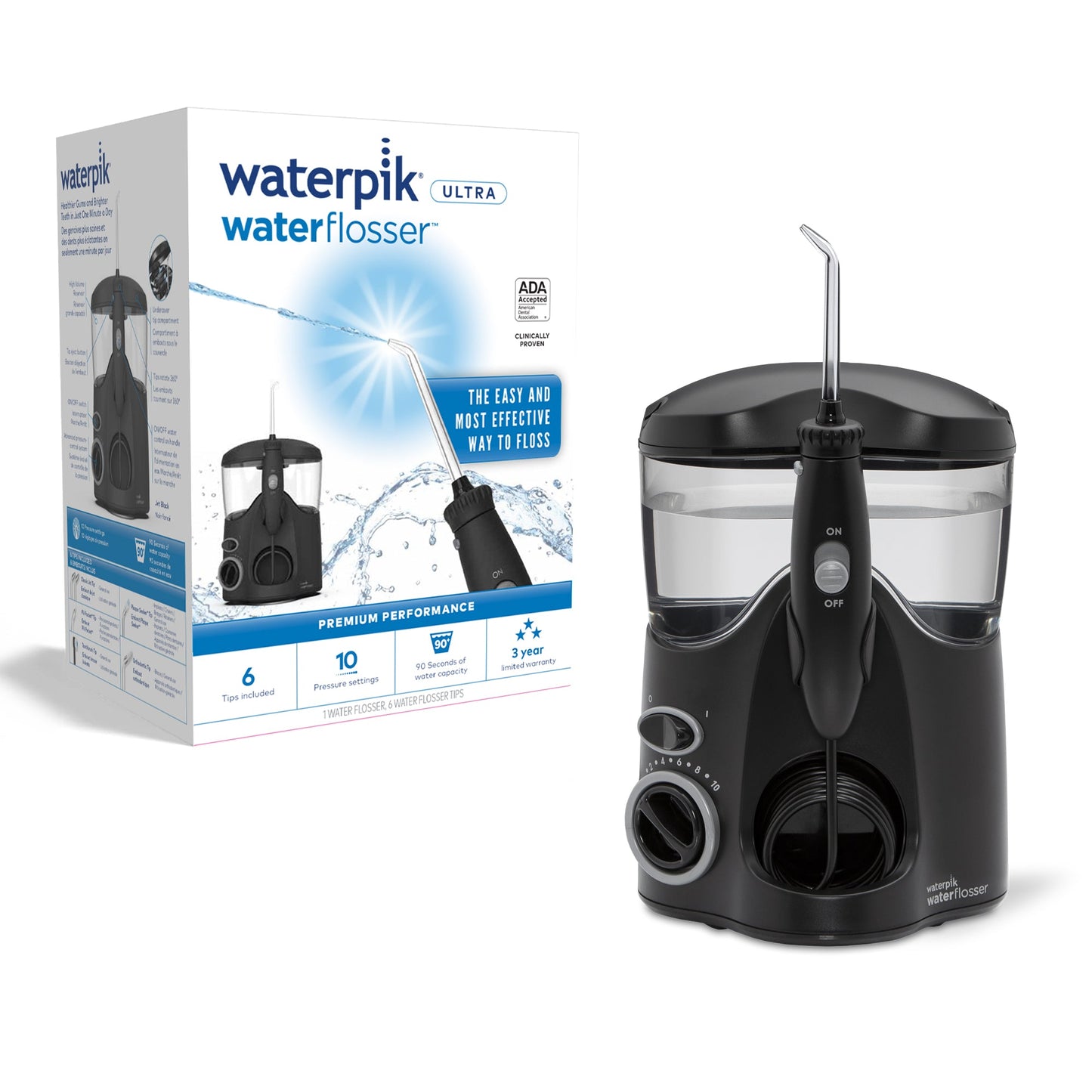 Waterpik Ultra Water Flosser – Black (WP-112)