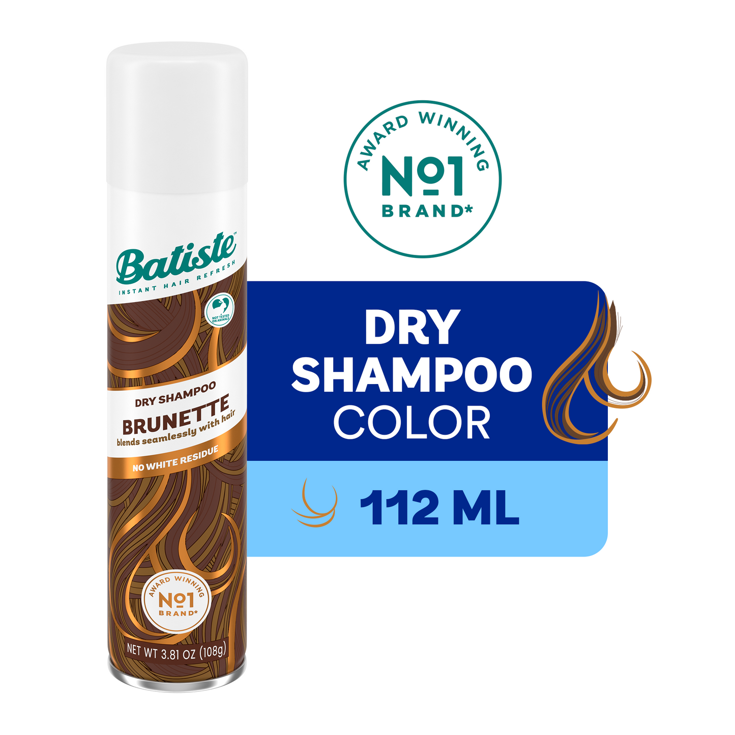 Batiste Beautiful Brunette Dry Shampoo 3x3.81oz/108g (Voc)