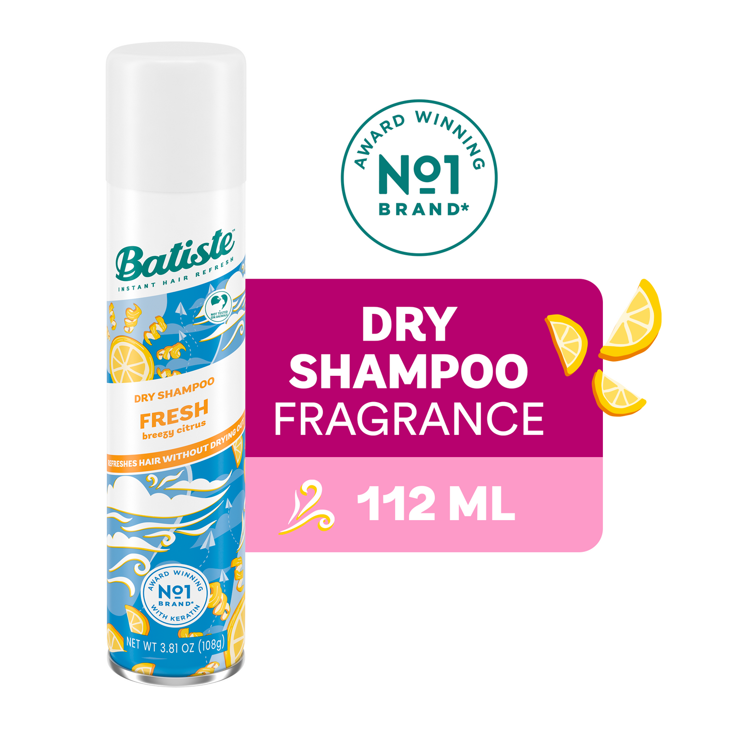 Batiste Fresh Dry Shampoo – 3 Pack (3.81 oz / 108 g each)