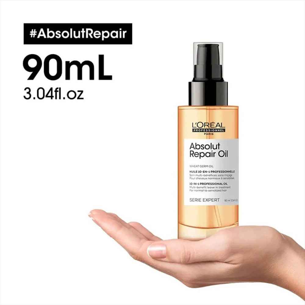 L’Oréal Professionnel Serie Expert Absolut Repair 10-in-1 Oil 3oz / 90ml