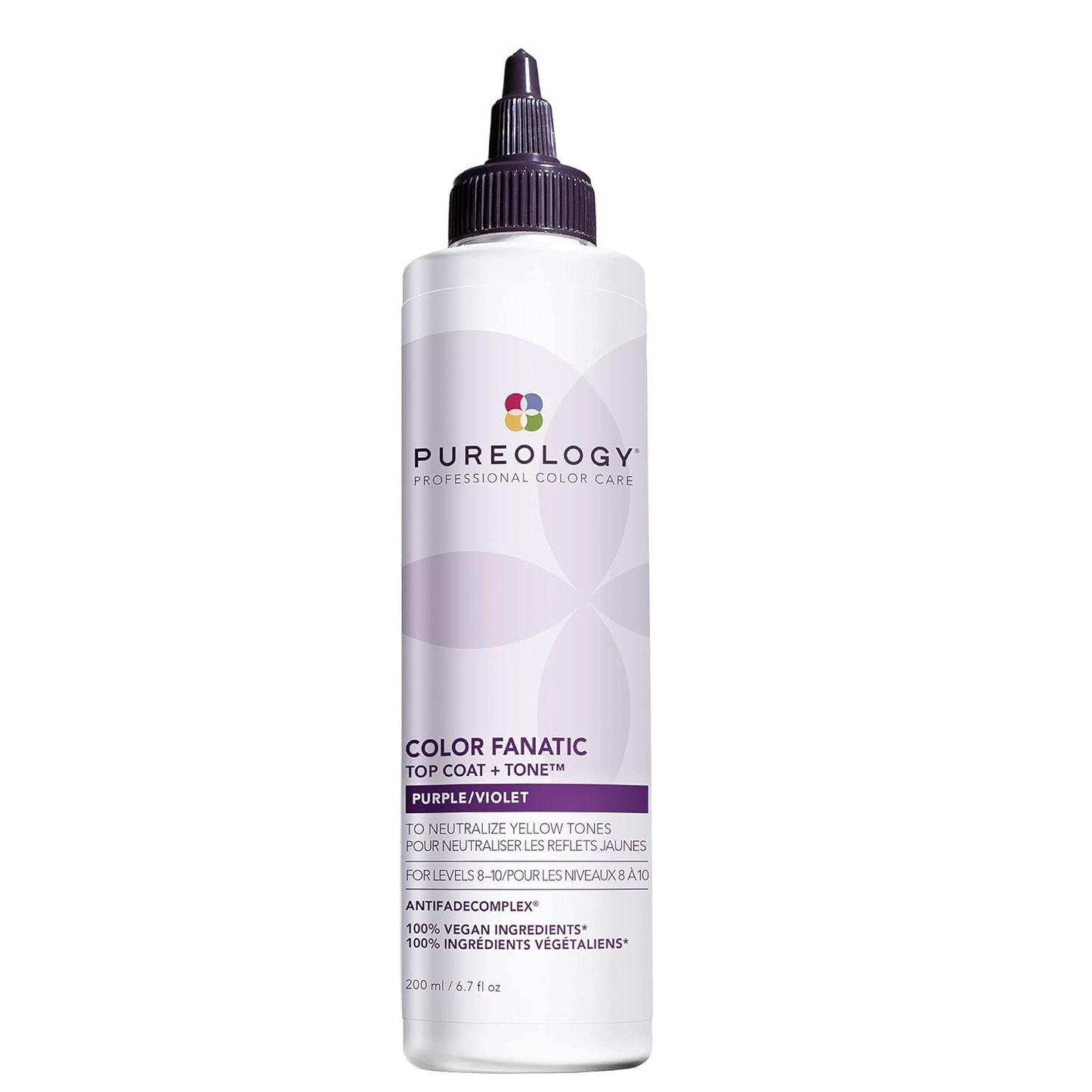 Pureology Color Fan Top Coat + Tone Violet 6.7Oz / 200ml