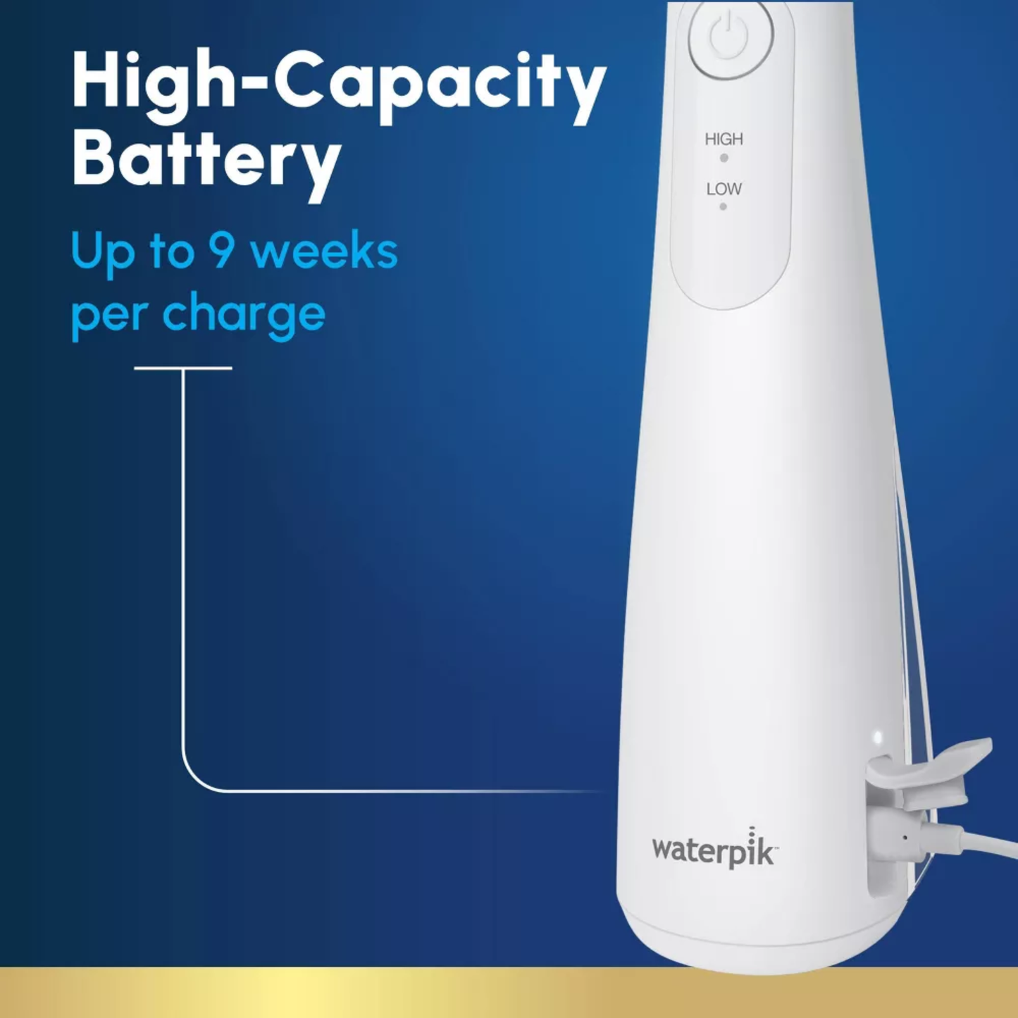 Waterpik Cordless Plus 5000 Water Flosser WF-26EU White