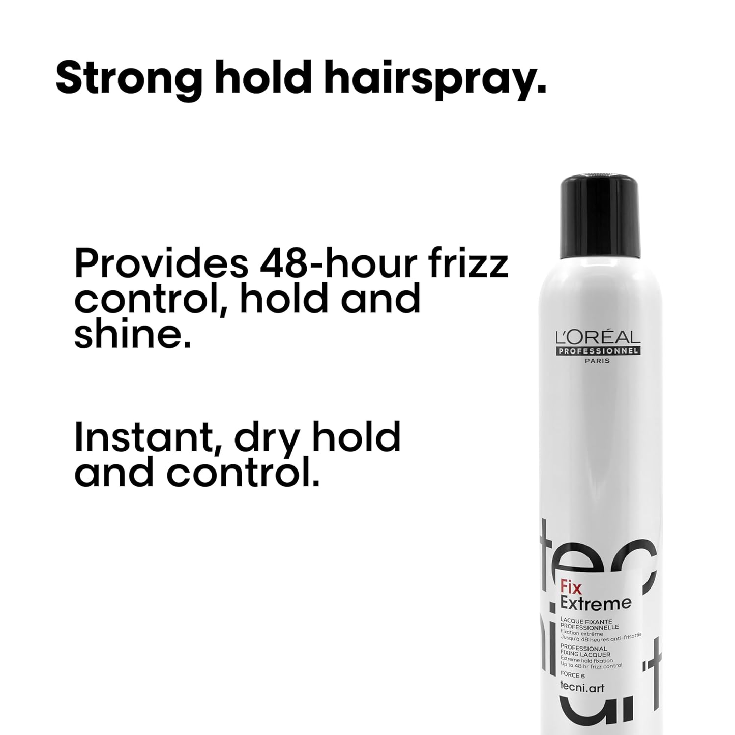 L'Oréal Professionnel Tecni.Art Extreme Lacquer – Strong Hold Hairspray