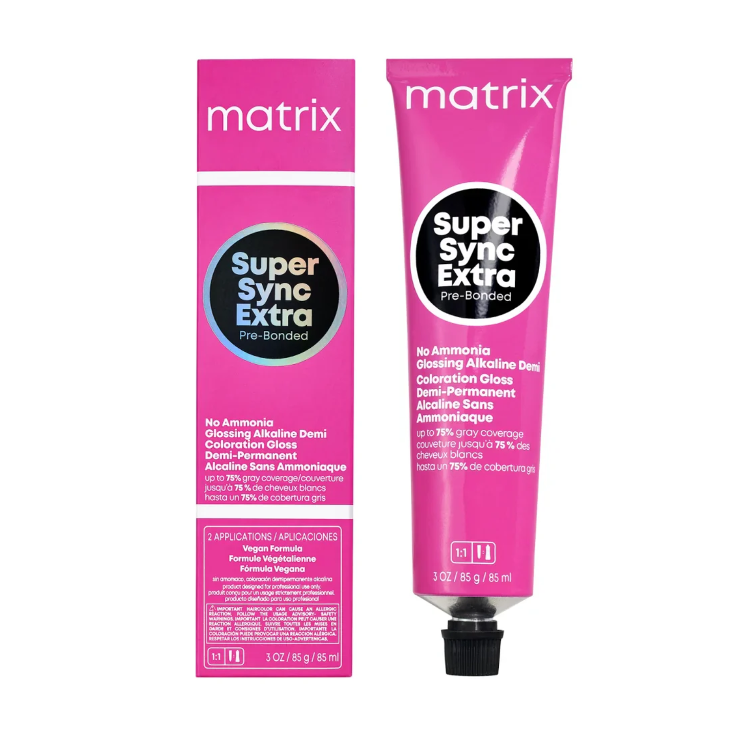 Matrix Super Sync Xtra Tinte Semipermanente para Cobertura de Canas Extra-Neutro