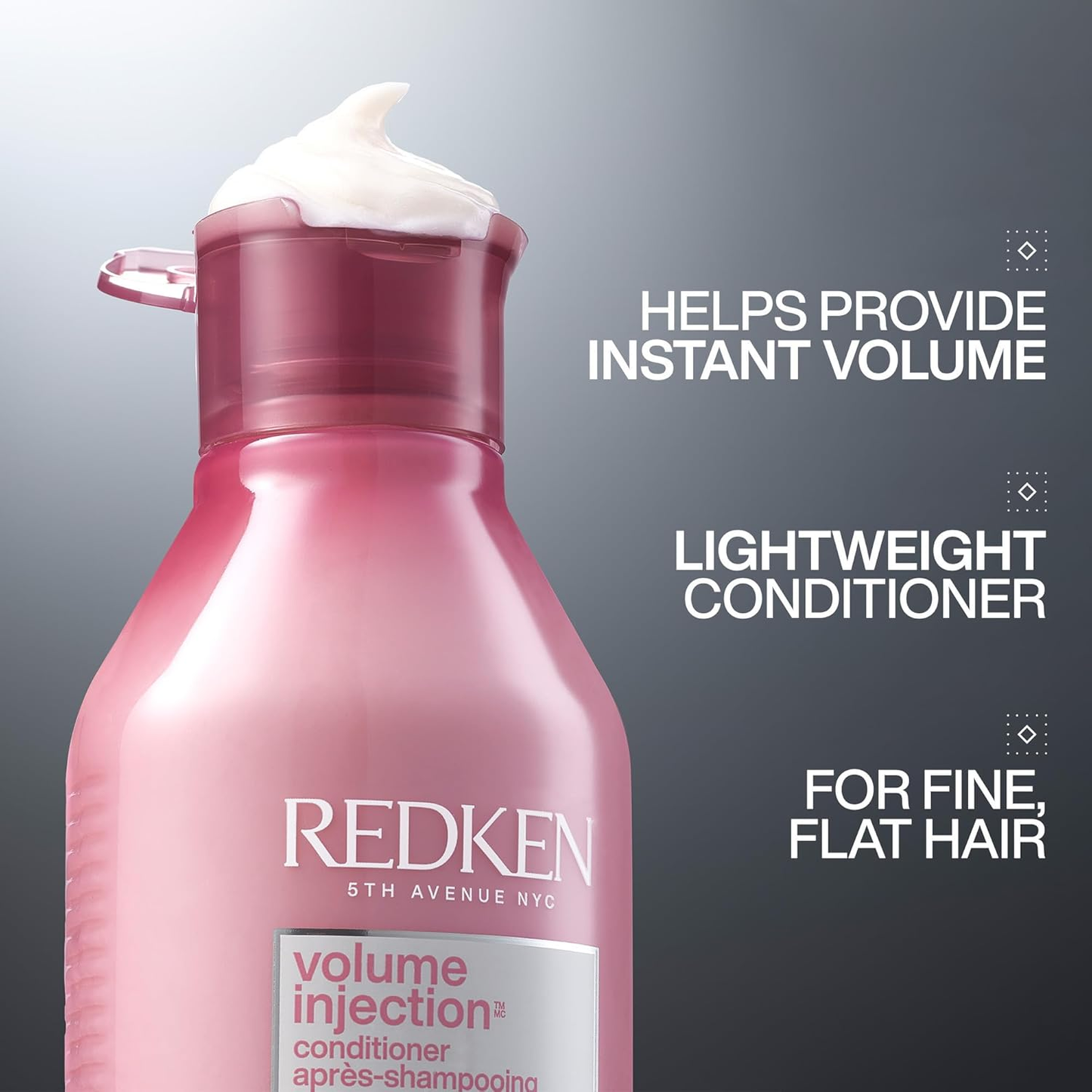 Acondicionador Voluminizador Ligero Volume Injection de Redken