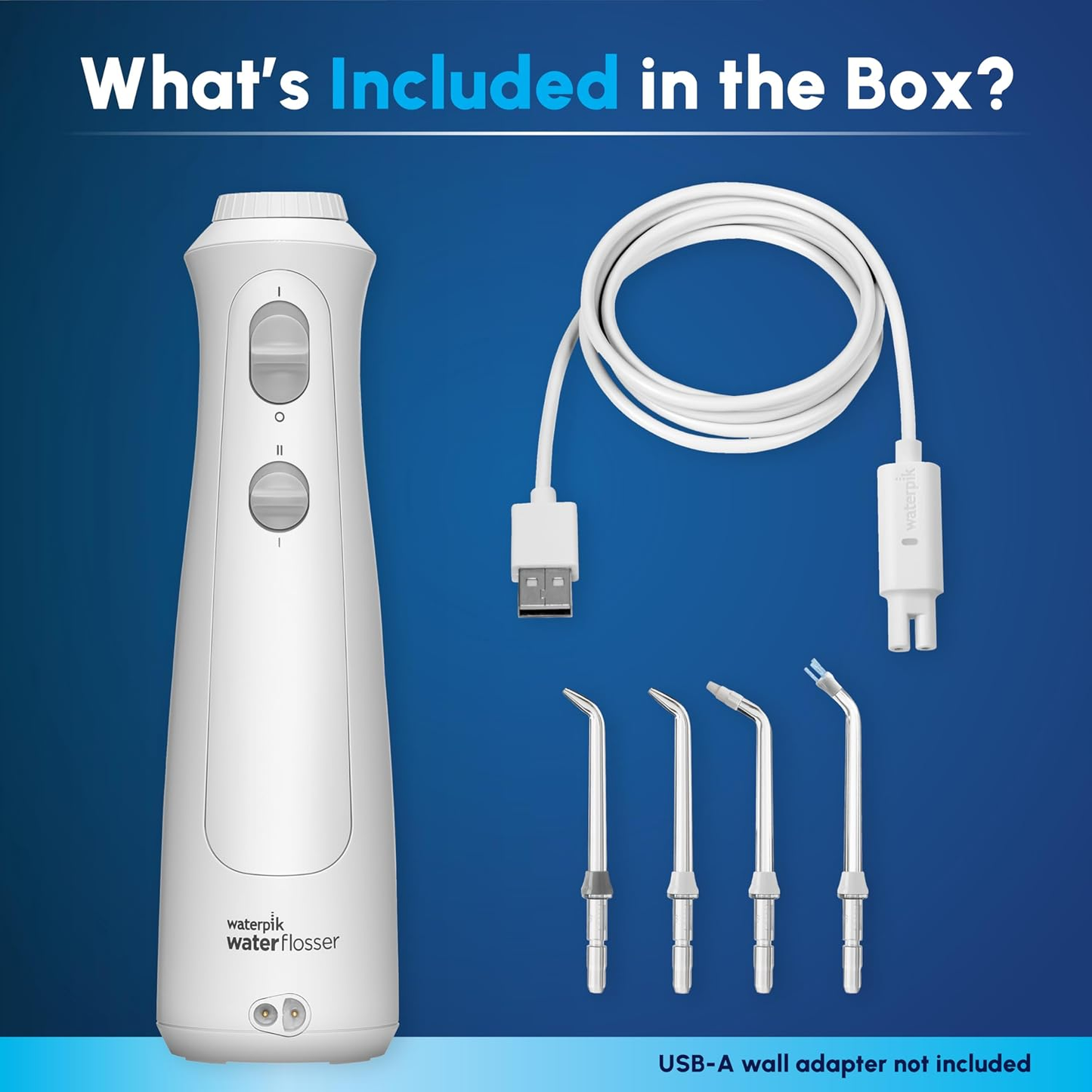 Waterpik Cordless Pearl Water Flosser WP-27EU White