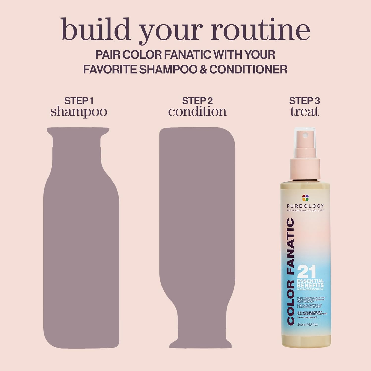 Pureology Color Fan Multi-Tasking Leave-In Spray 13.5Oz / 400ml