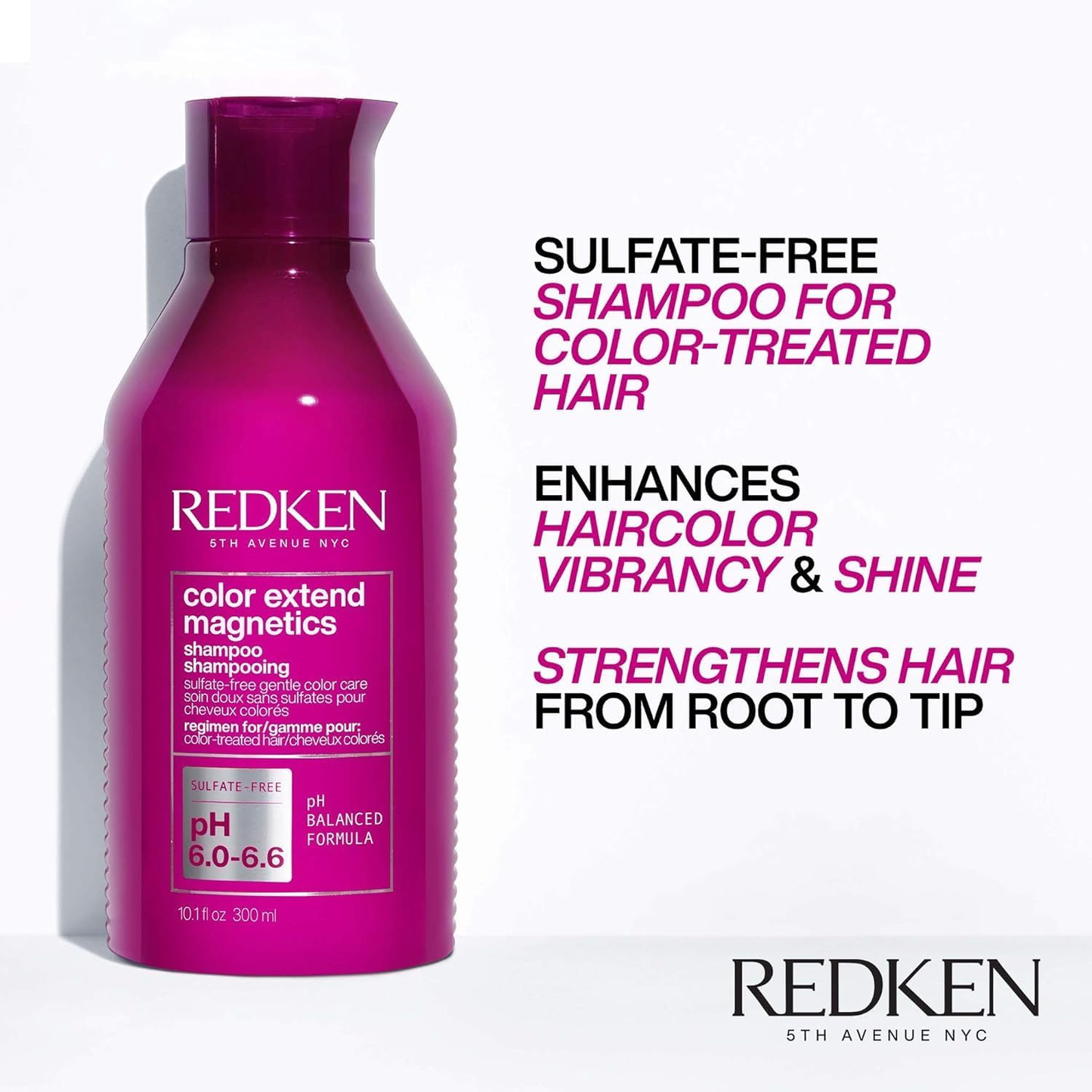 Champú Redken Color Extend Magnetics sin sulfatos para el cuidado del color