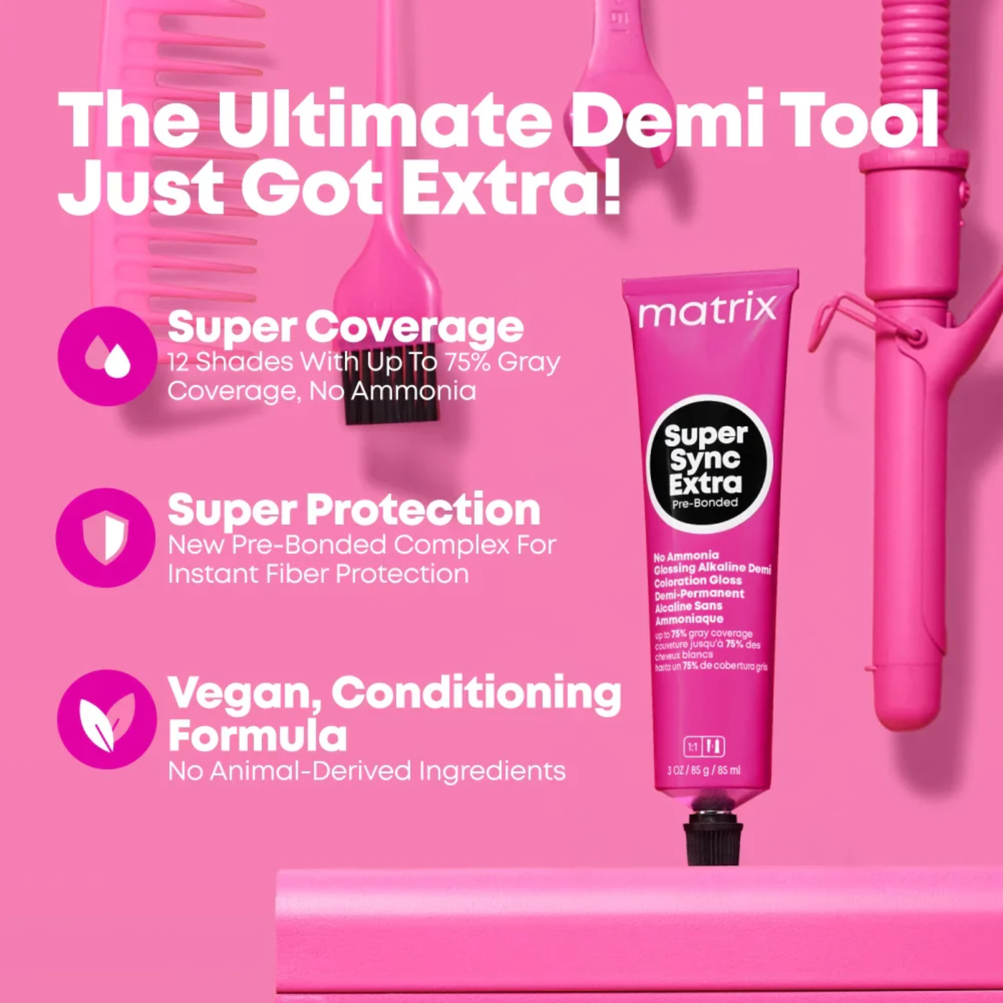 Matrix Super Sync Xtra Tinte Semipermanente para Cobertura de Canas Extra-Neutro