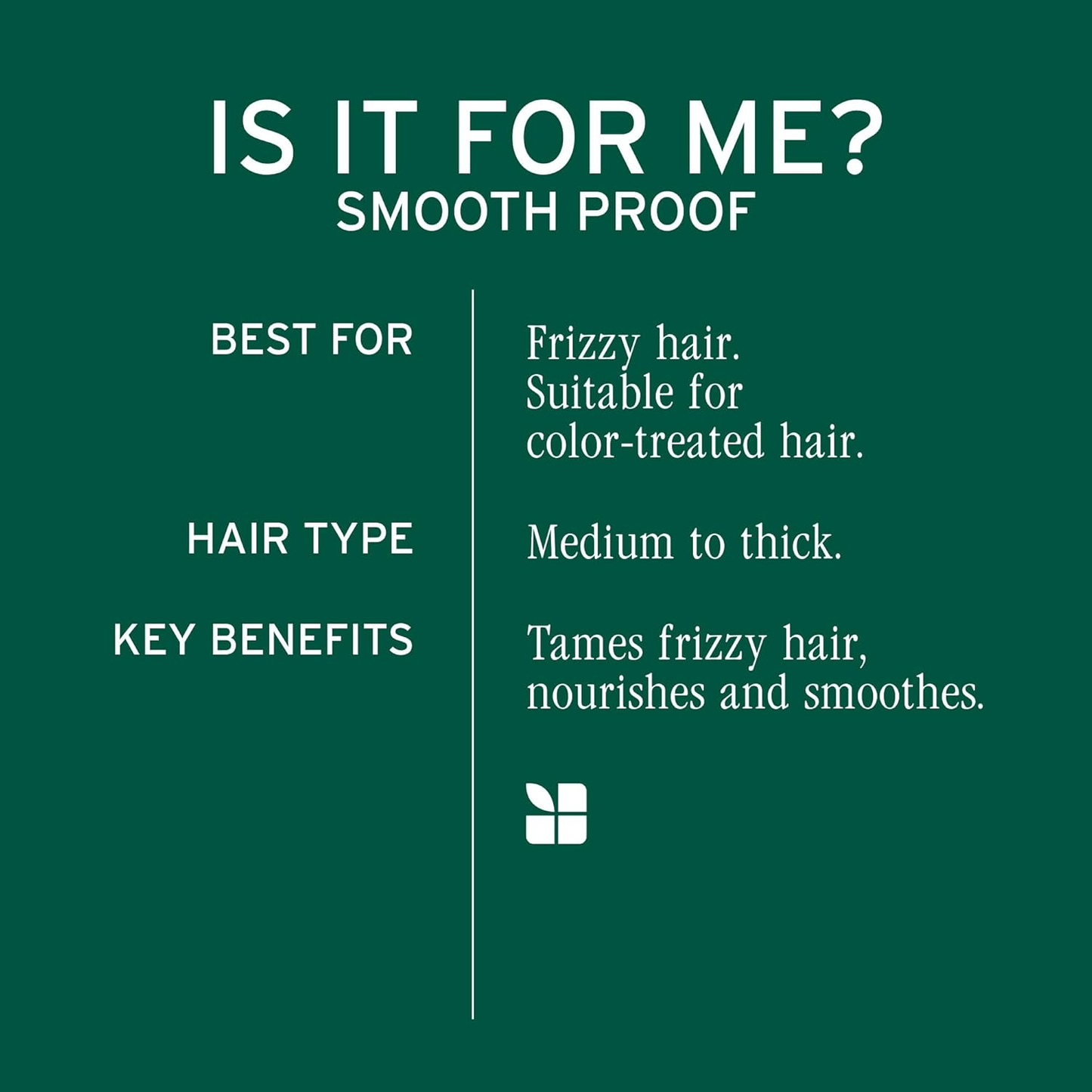Acondicionador Biolage SmoothProof control de frizz