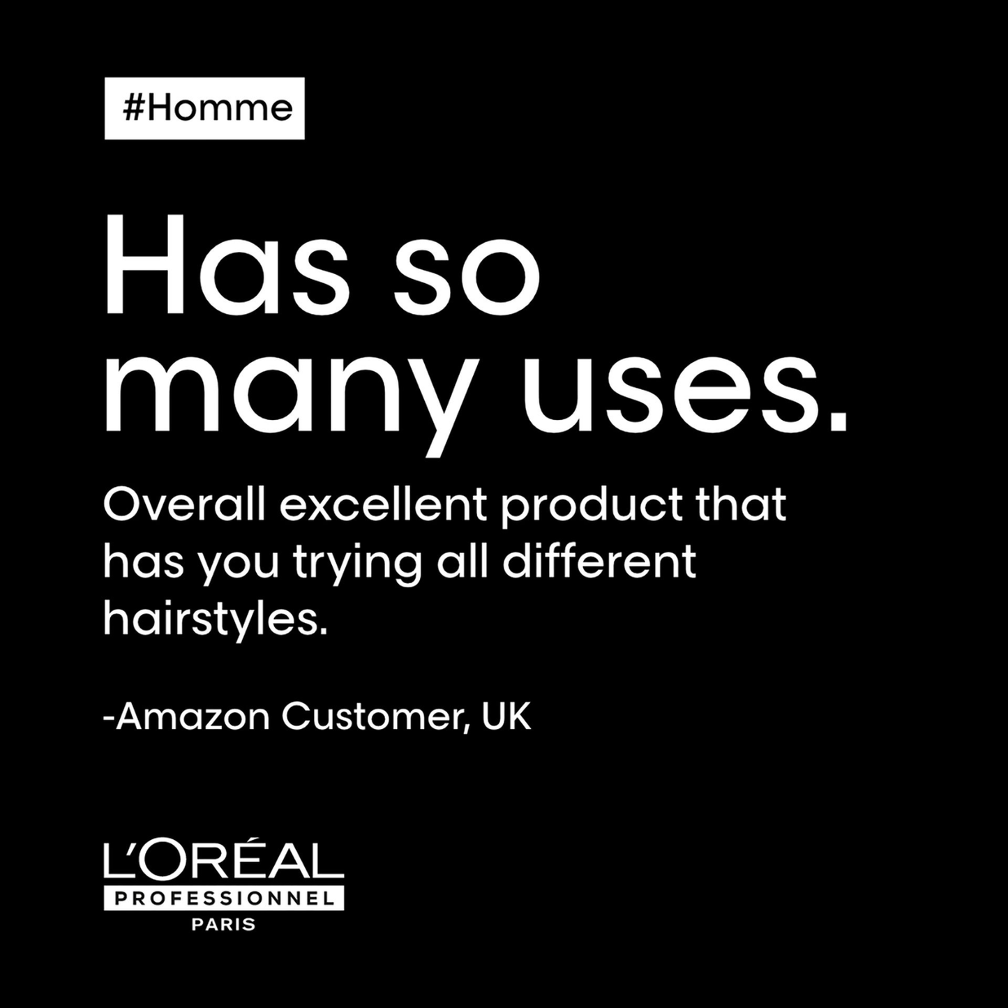 L'Oréal Professionnel Homme Sculpting Pomade – Strong Hold Pomade