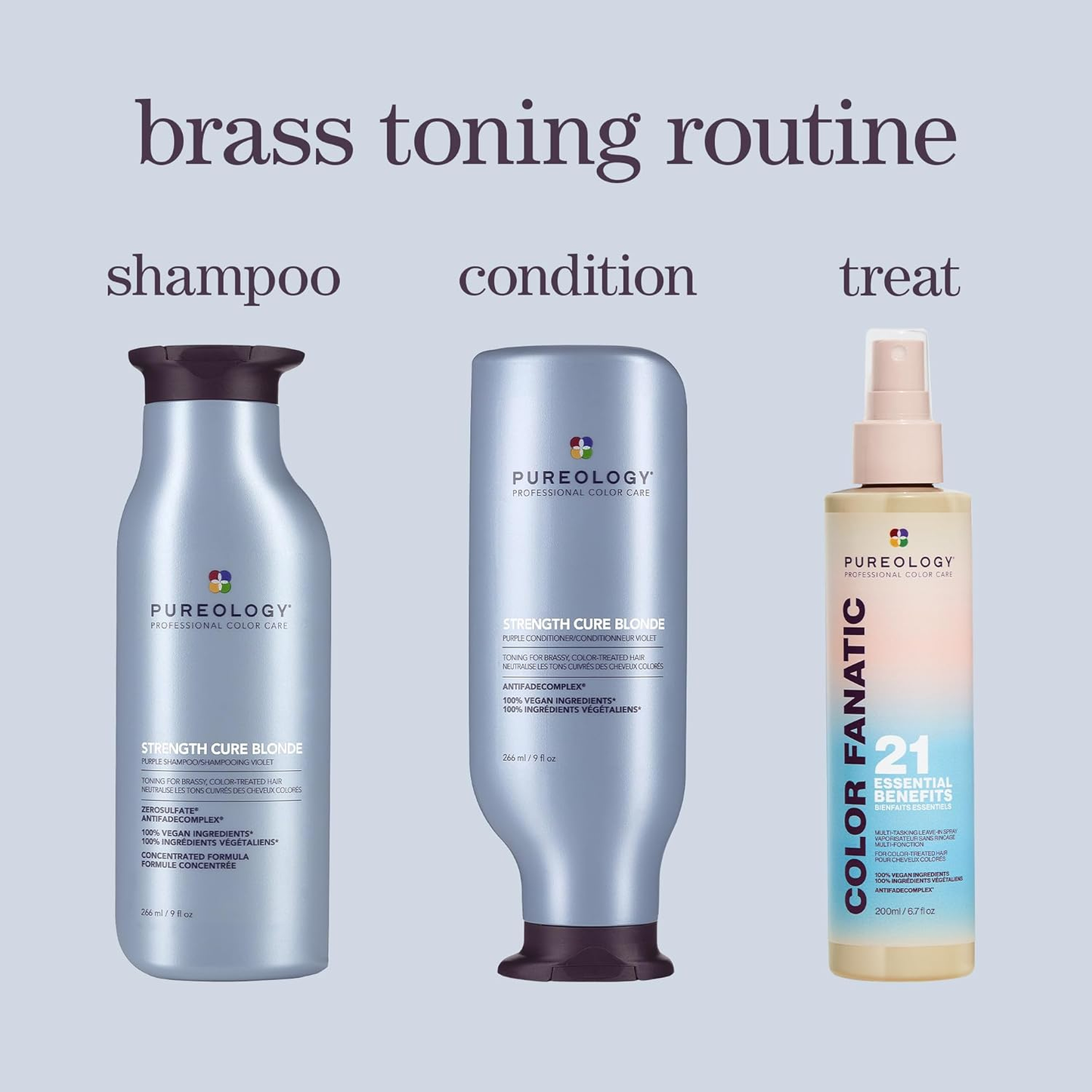 Pureology Strenght Cure Blonde Purple Shampoo Liter