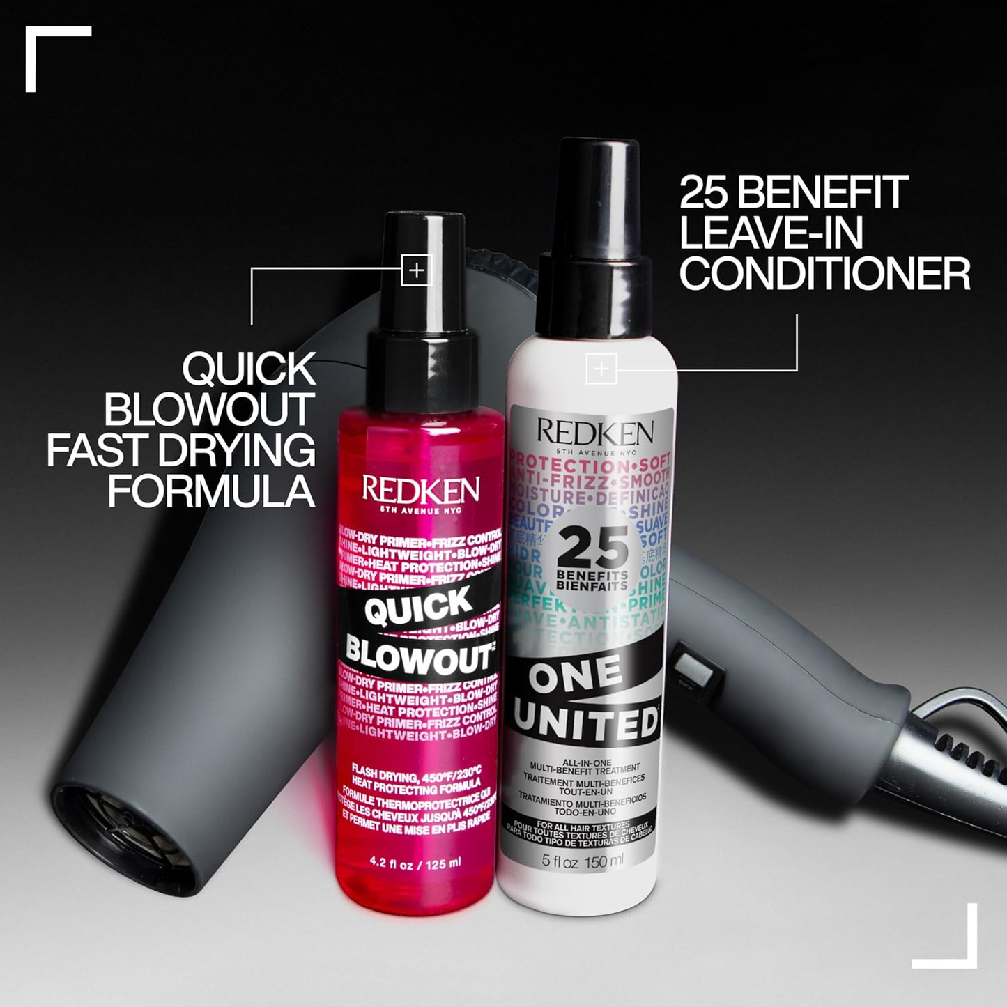 Redken Quick Blowout Spray Secado Rápido Protector del Calor