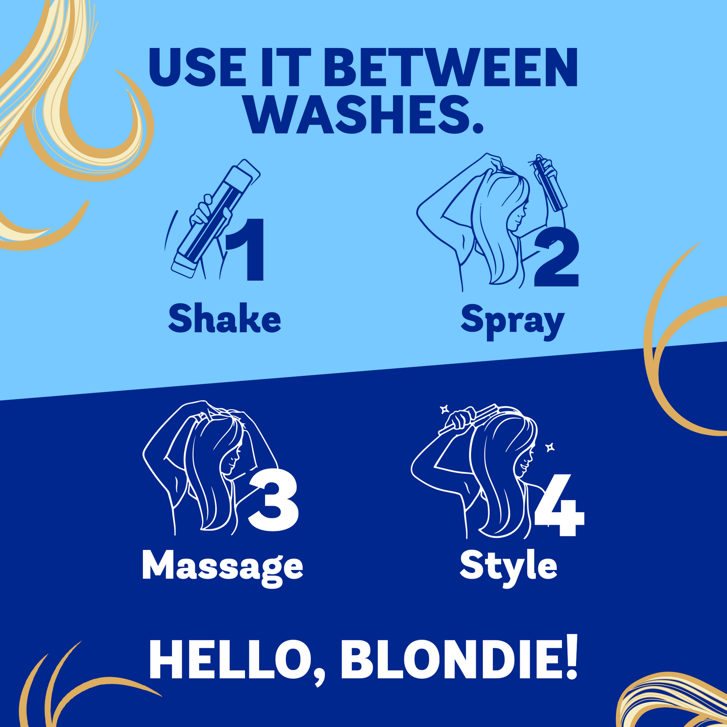 Batiste Light Blonde Dry Shampoo 3x3.81oz/108g (Voc)