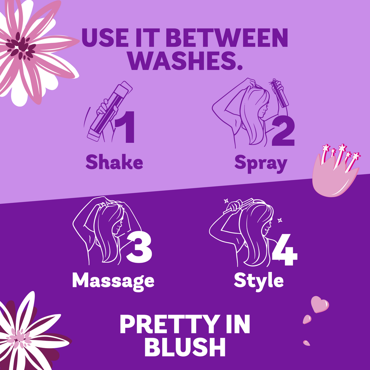 Batiste Blush Mini Dry Shampoo – 3 Pack (1.06 oz / 30 g each)