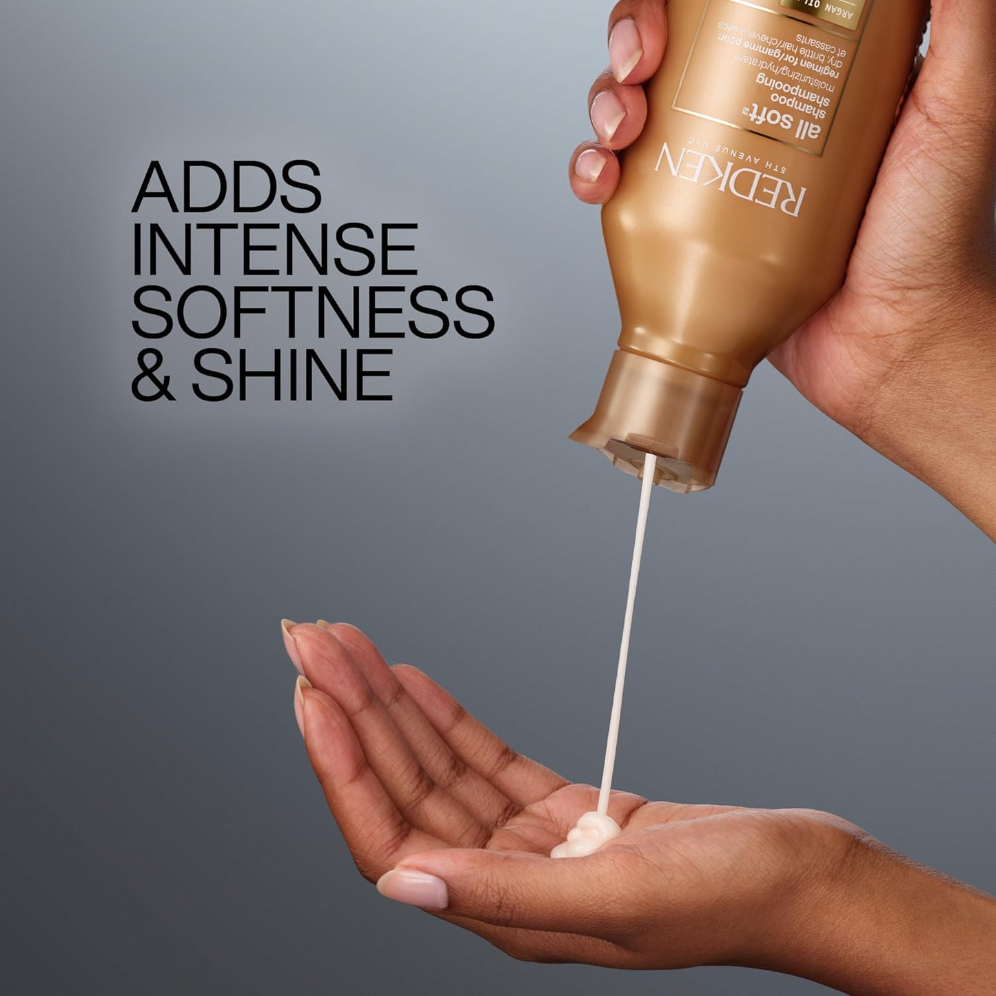 Champú hidratante con aceite de argán All Soft de Redken