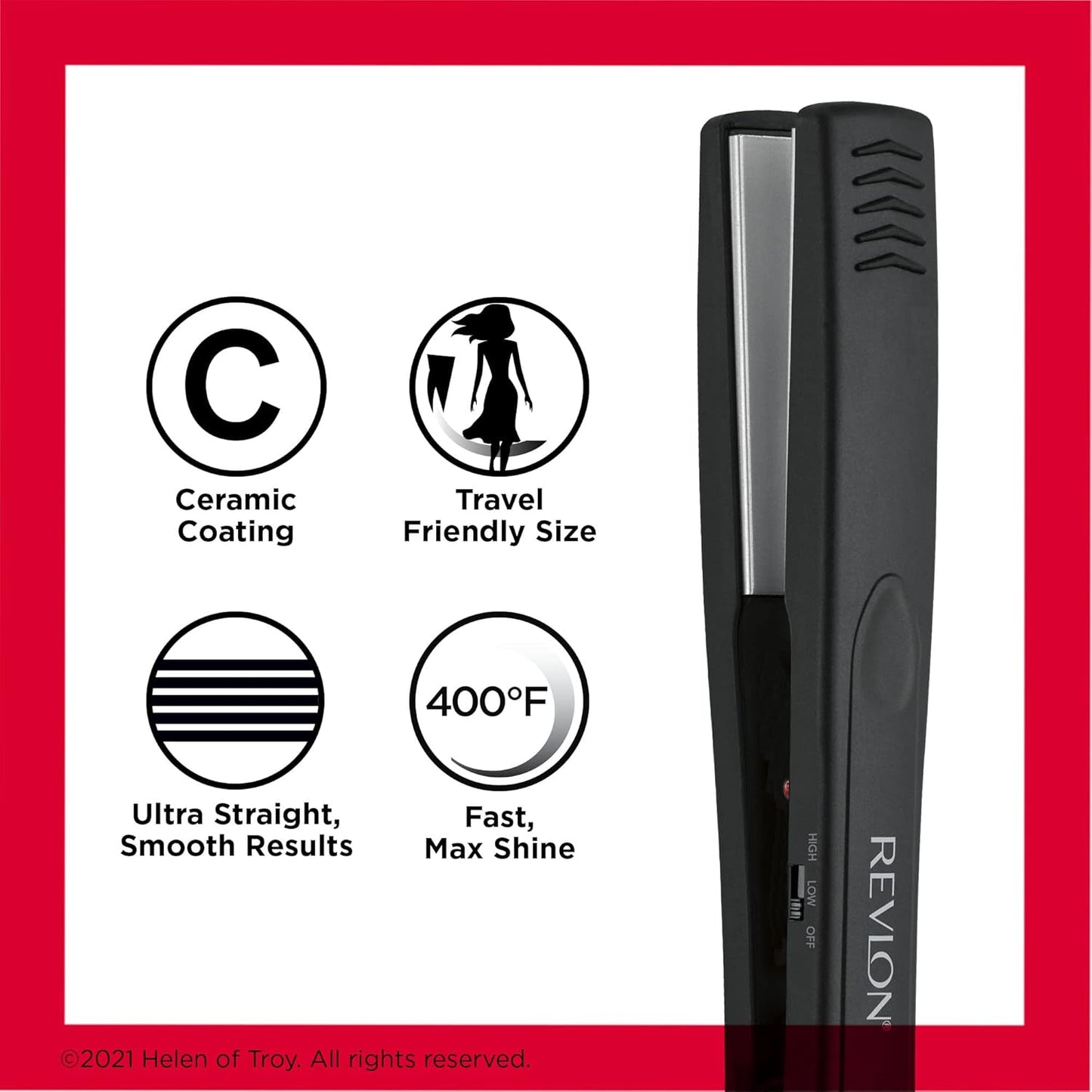 Plancha Revlon Ultra Straight de 1 pulgada