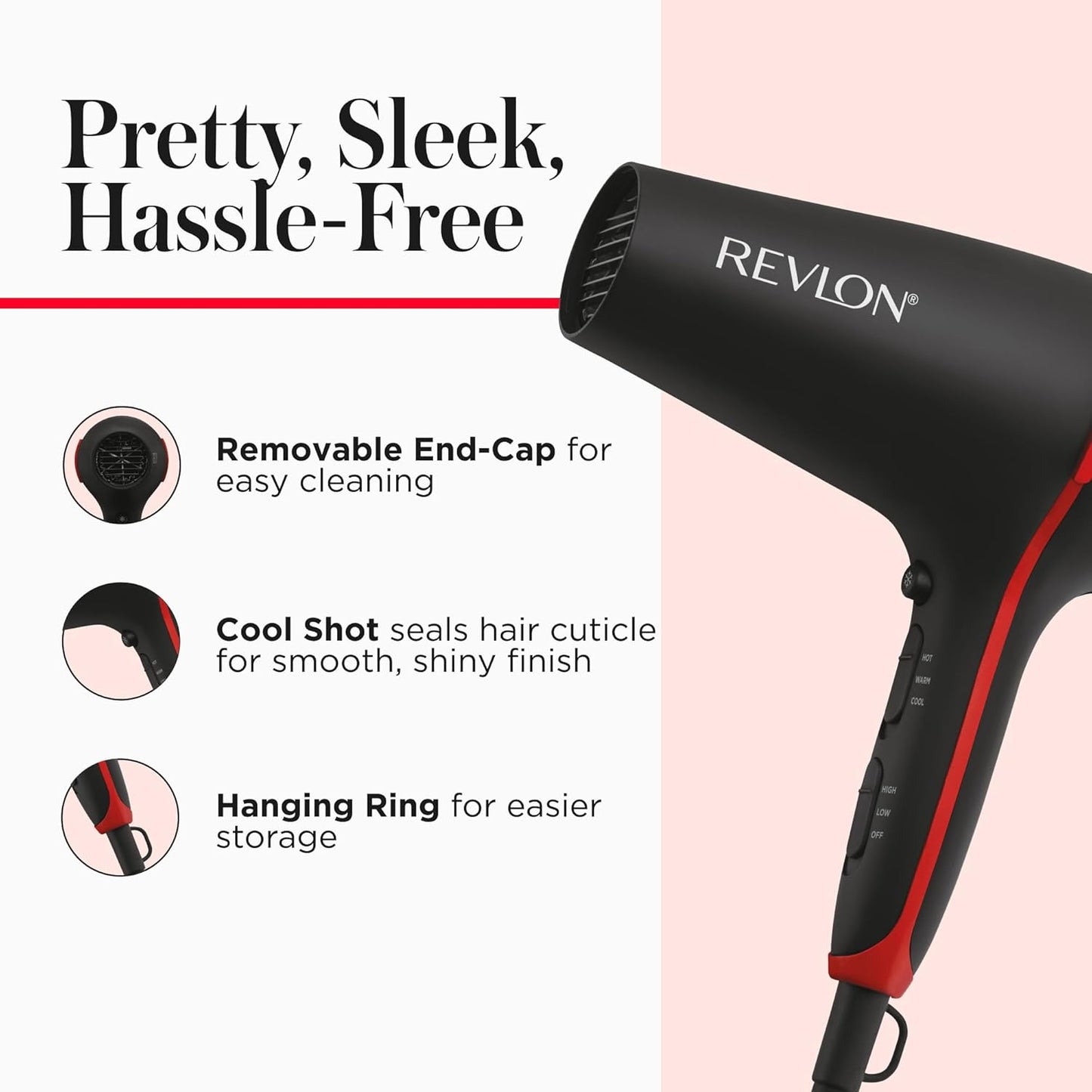 Secador de pelo 1875 Smoothstay Air
