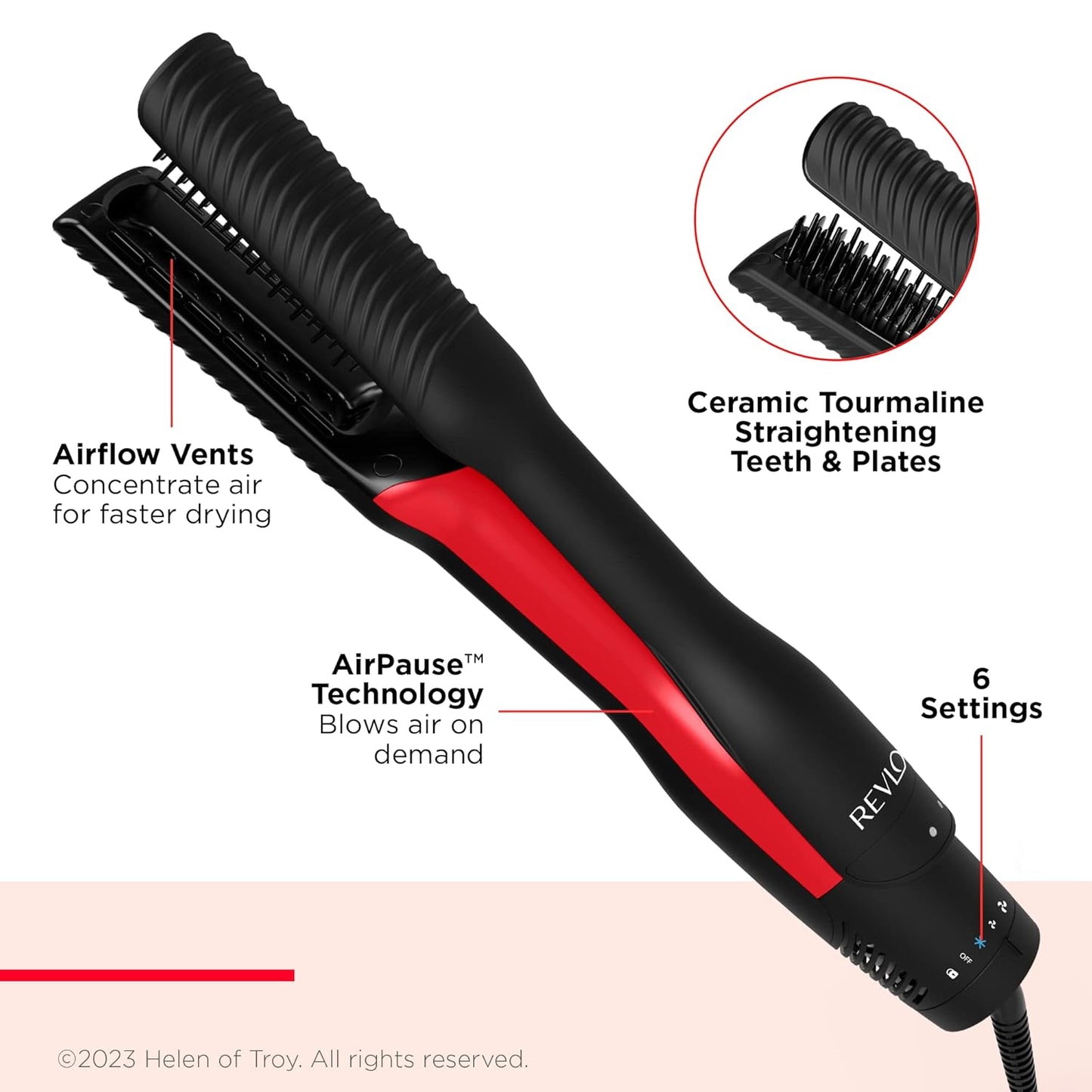 Secador y Alisador One-Step de Revlon