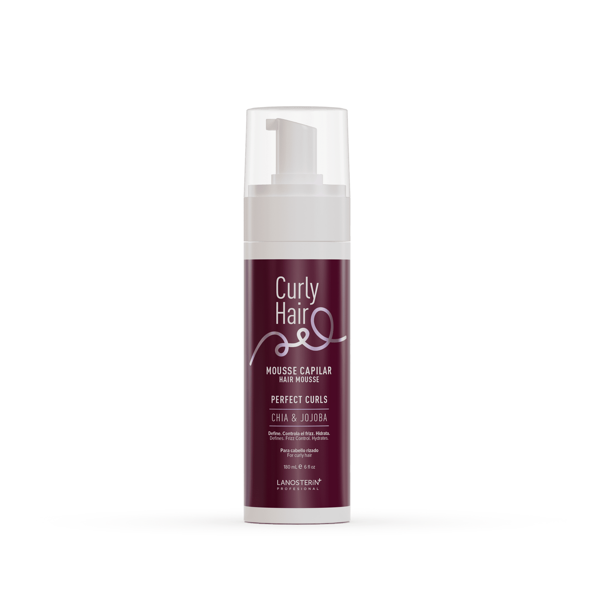 Curly Hair Foam Hair Mousse 180 ml
