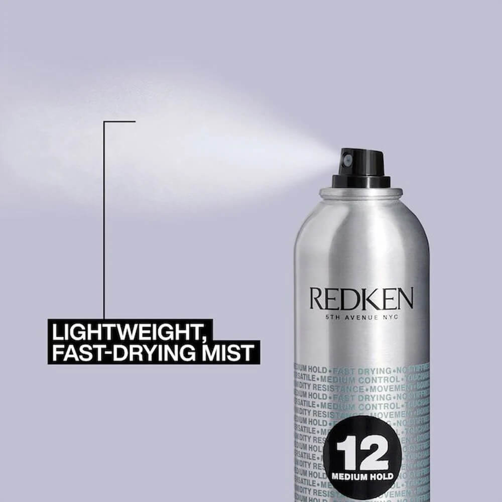Redken Styling Brushable Hair Fashion Work Spray 12 Medium Hold 10.4 Oz
