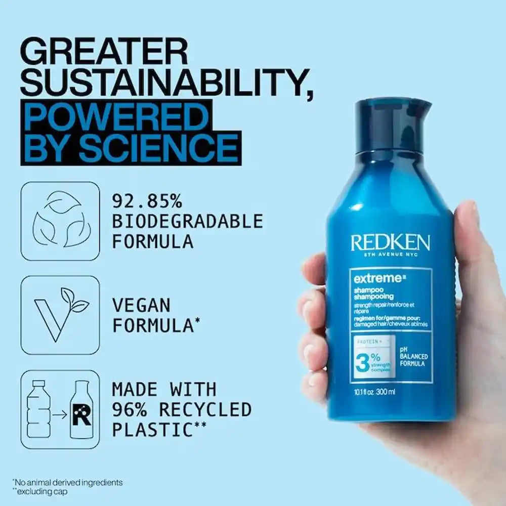 Redken Extreme Strength Repair Shampoo Liter – Protein