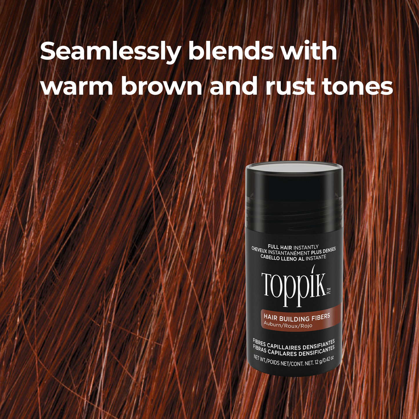 Toppik Hair Building Fibers Auburn 12g