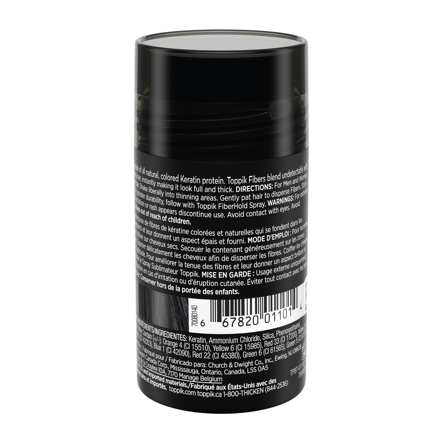 Fibras capilares Toppik negras 12 g