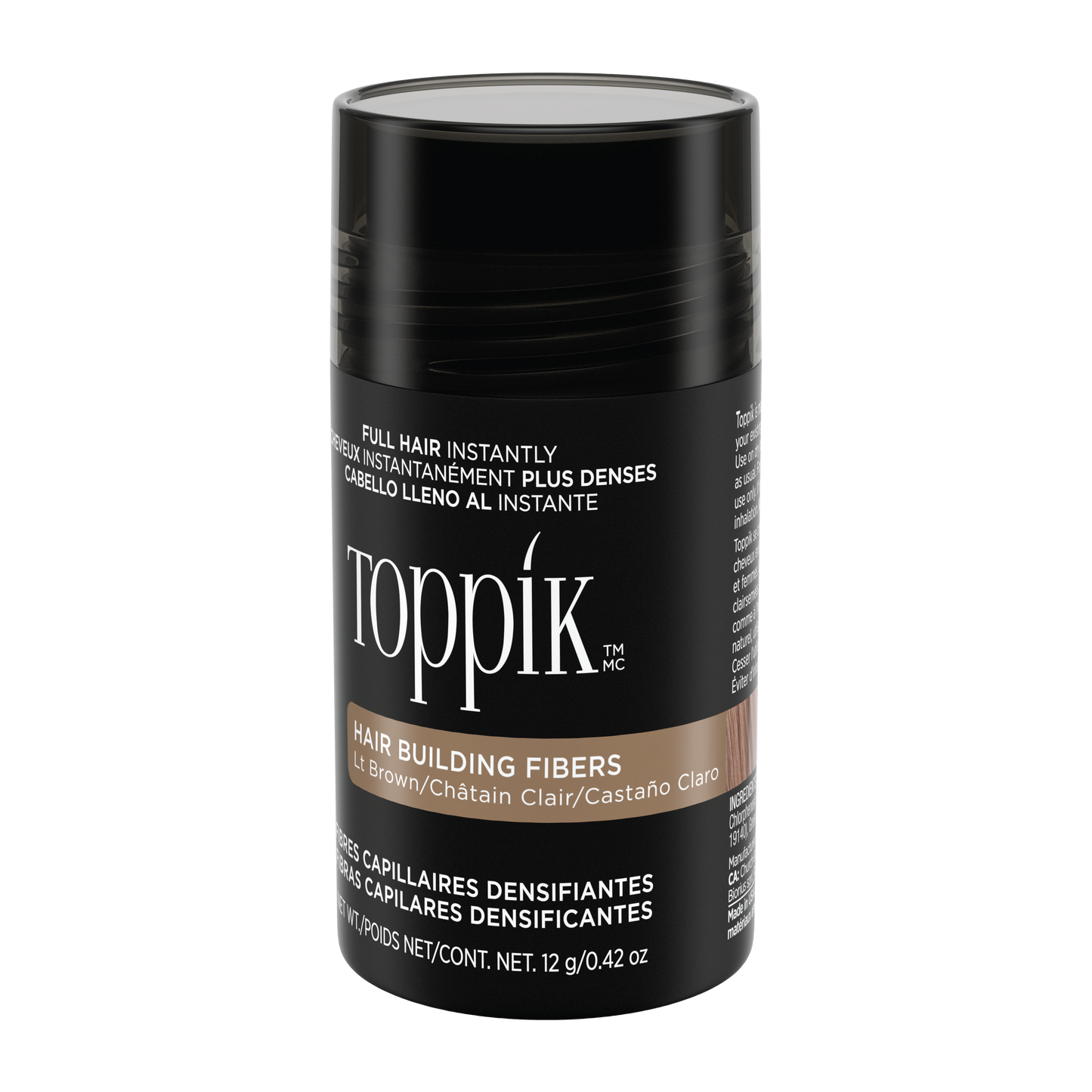 Toppik Hair Building Fibers Light Brown 12g