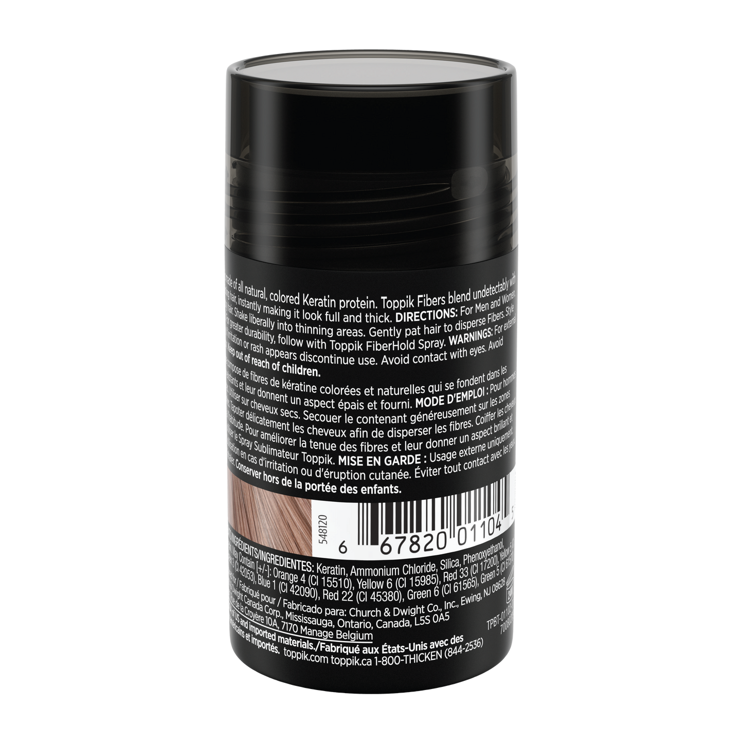 Toppik Hair Building Fibers Light Brown 12g