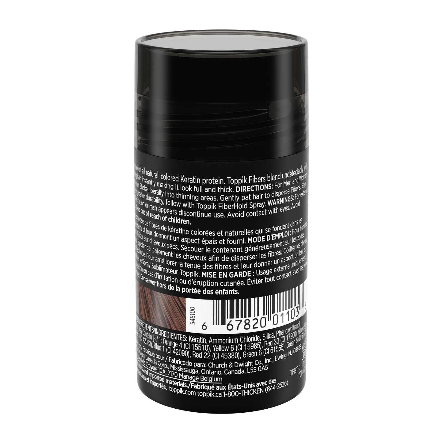 Fibras capilares Toppik Castaño medio 12 g