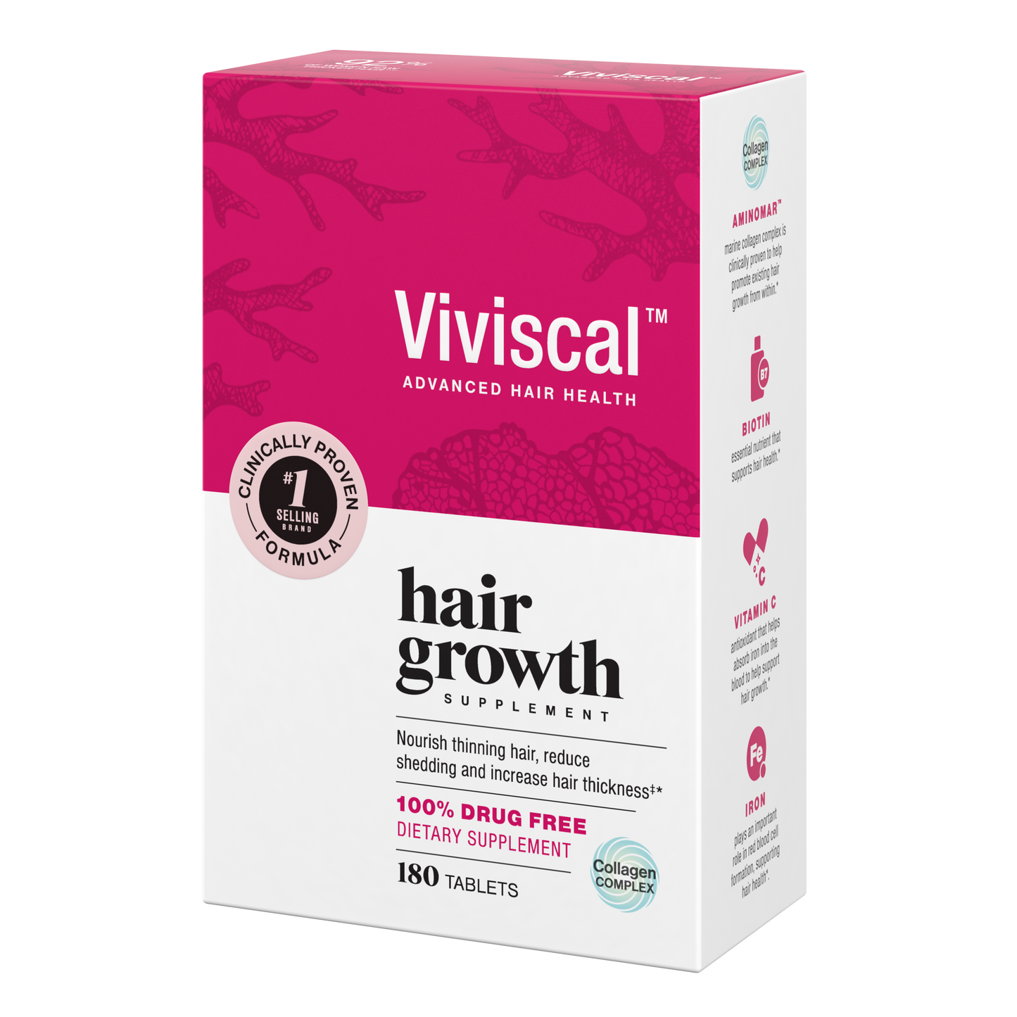 Viviscal Women’s Dietary Supplement 30/180 Ct