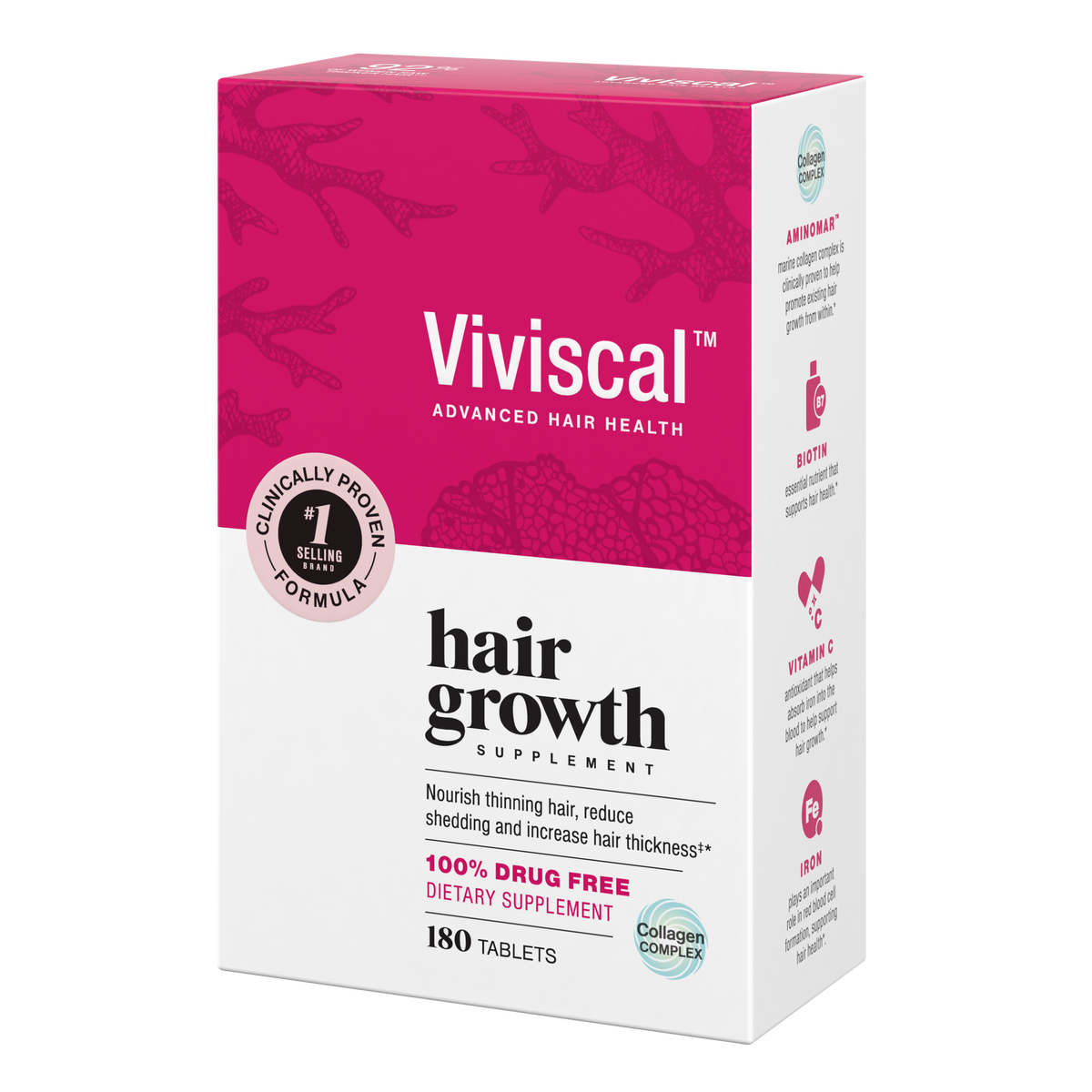 Viviscal Women’s Dietary Supplement /180 Ct