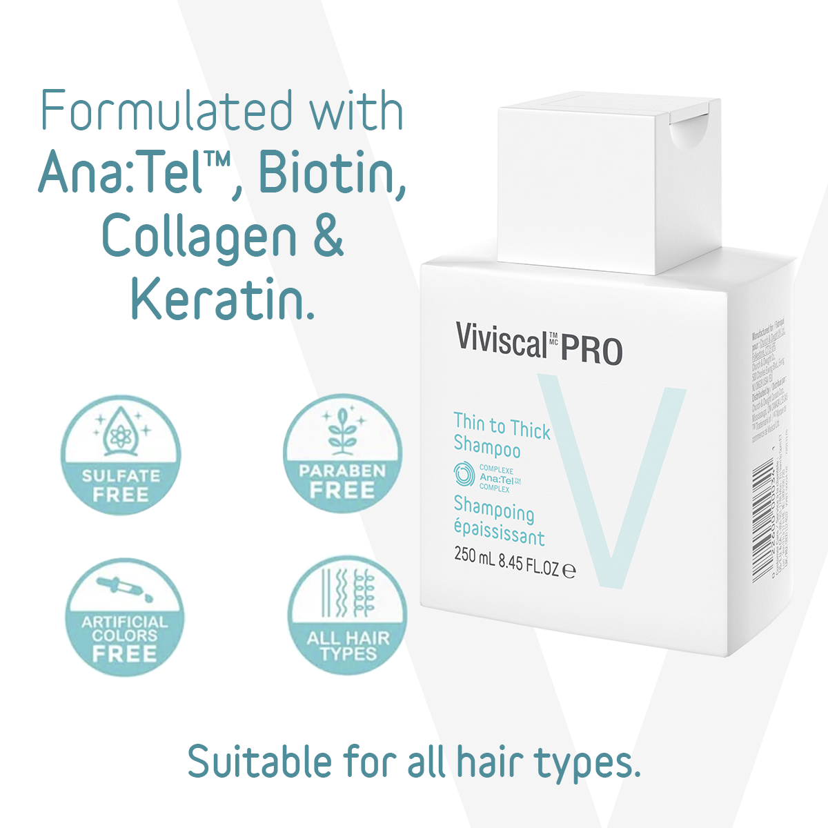 Vivscl Pro Shampoo 6/4Pkx250Ml