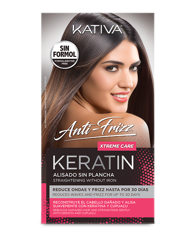 Kit Kativa Keratin Alisado Sin Plancha Xtreme Care Anti Frizz