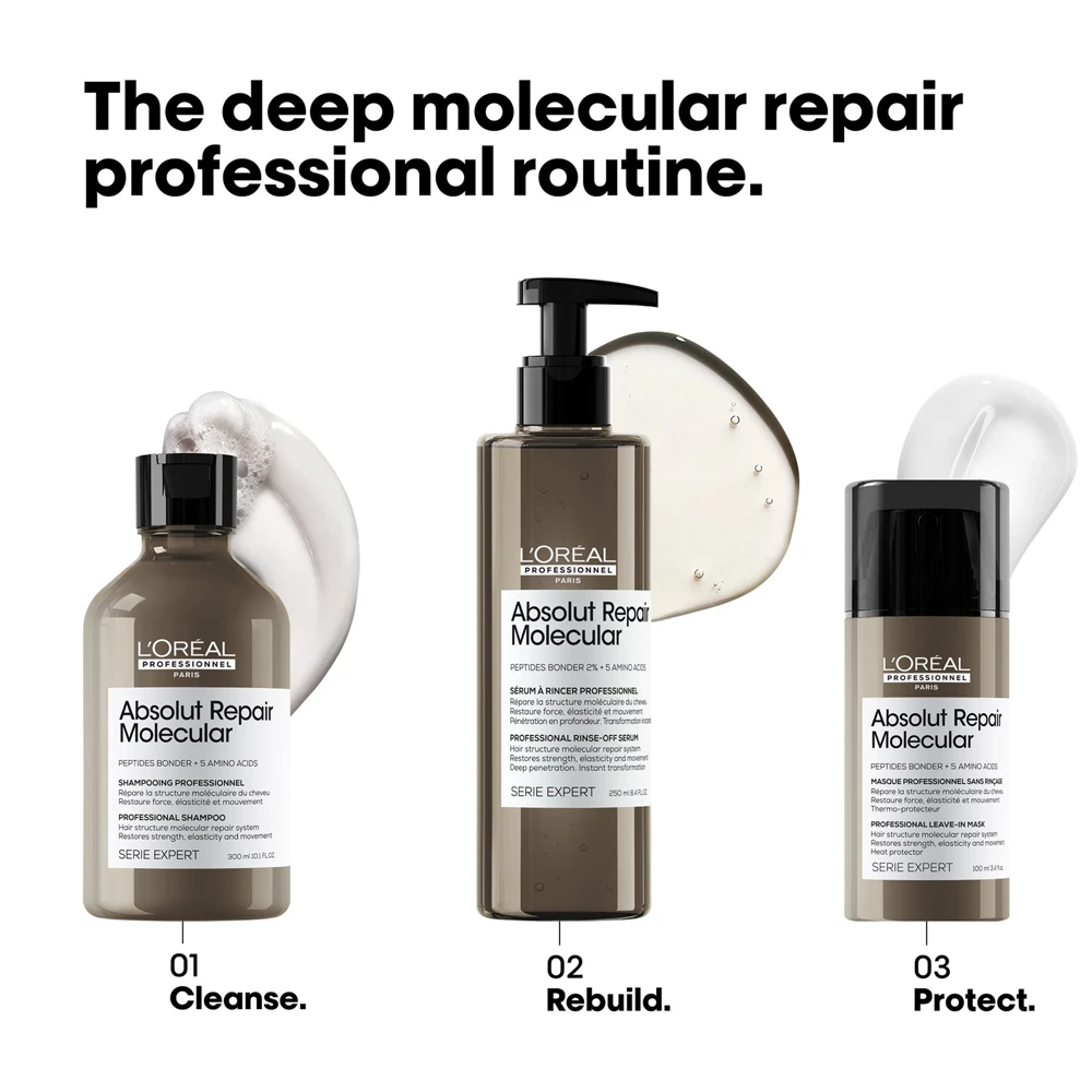 L’Oréal Professionnel Absolut Repair Molecular Sulfate-Free Repairing Shampoo 16.9oz / 500ml