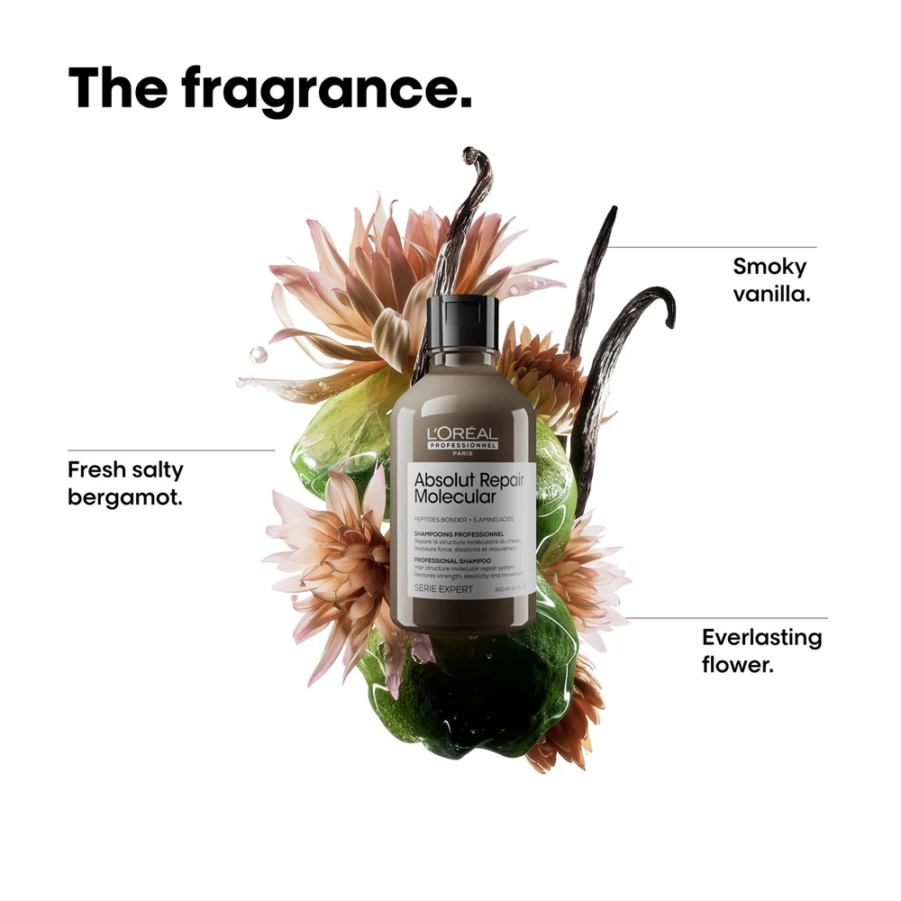L’Oréal Professionnel Absolut Repair Molecular Sulfate-Free Repairing Shampoo 16.9oz / 500ml