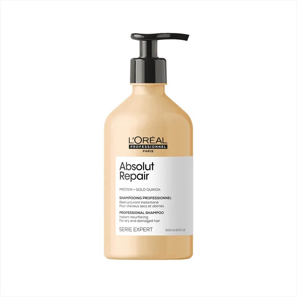 L’Oréal Professionnel Serie Expert Absolut Repair Shampoo 16.9 oz / 500 ml – Protein Infused Reconstruction Care
