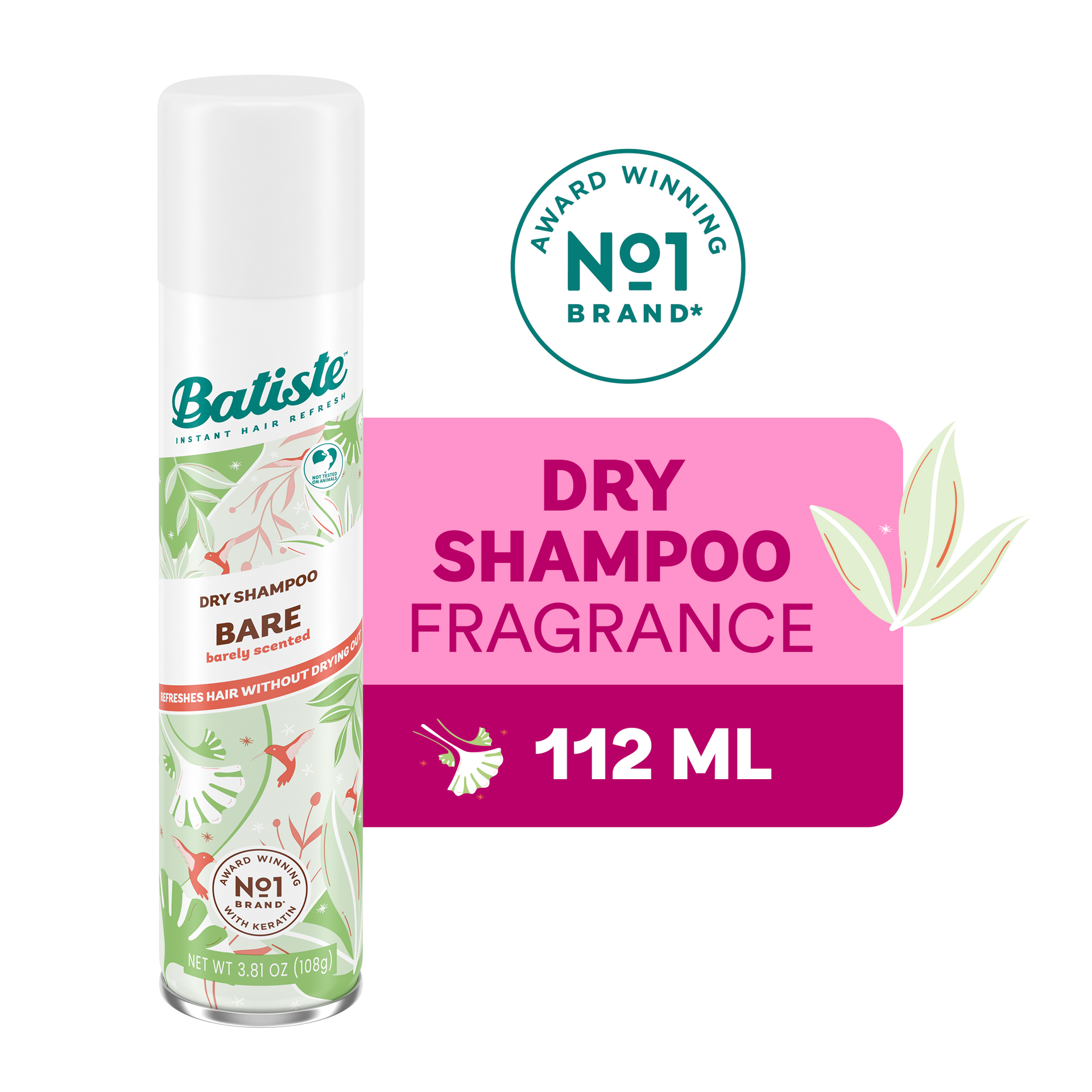 Batiste Bare Dry Shampoo – 3 Pack (3.81 oz / 108 g each)