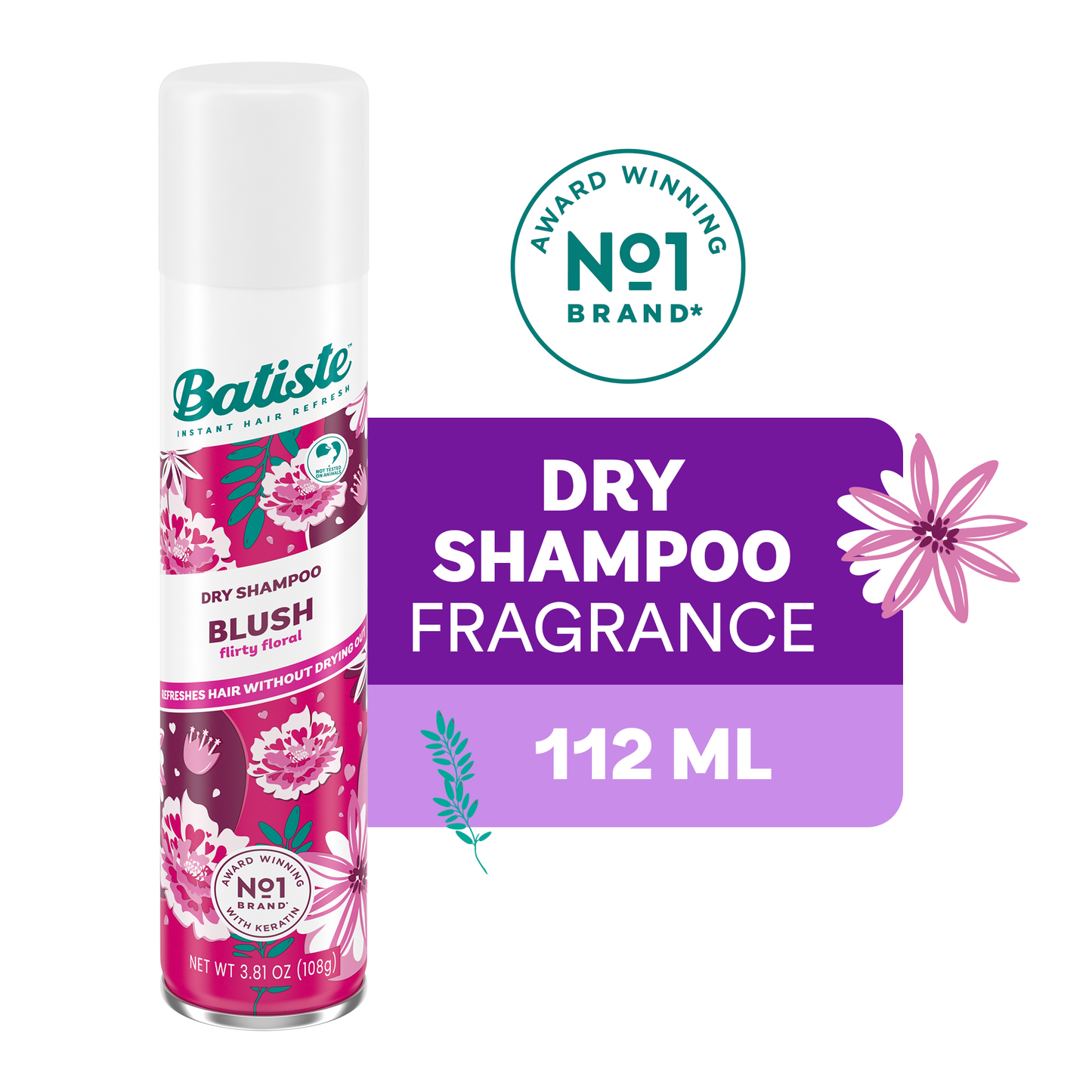 Batiste Blush Dry Shampoo – 3 Pack (3.81 oz / 108 g each)