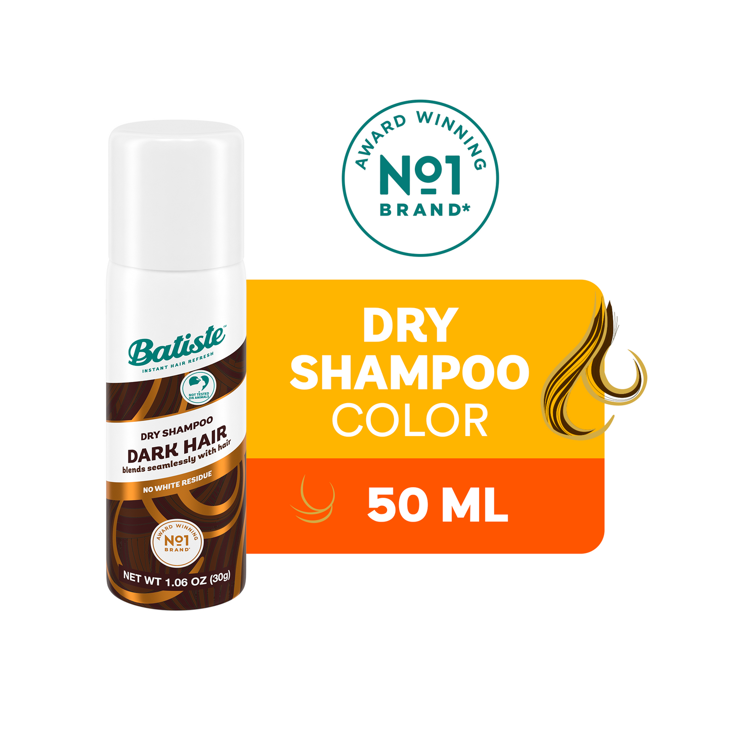 Batiste Divine Dark Mini Dry Shampoo – 6 Pack (1.06 oz / 30 g each)