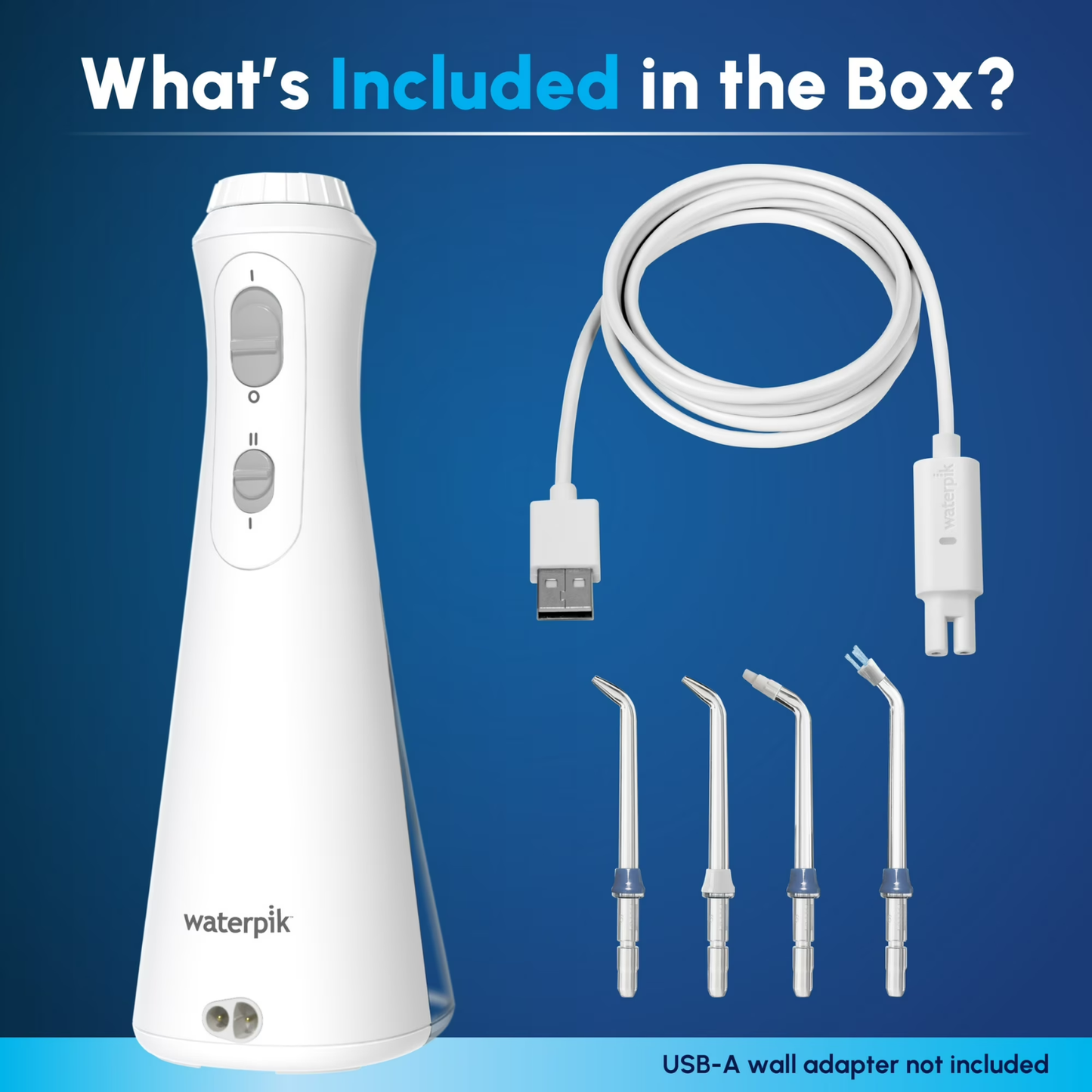 Waterpik Cordless Enhance Water Flosser WF-21EU White