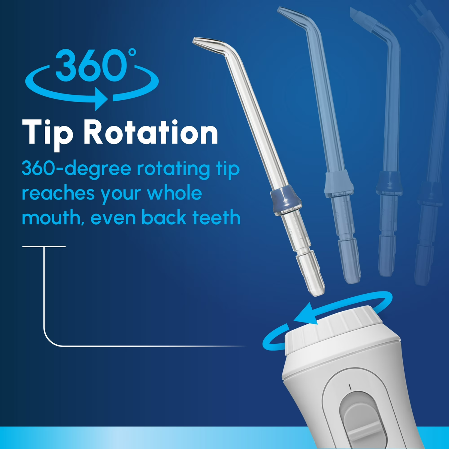 Waterpik Cordless Enhance Water Flosser WF-21EU White