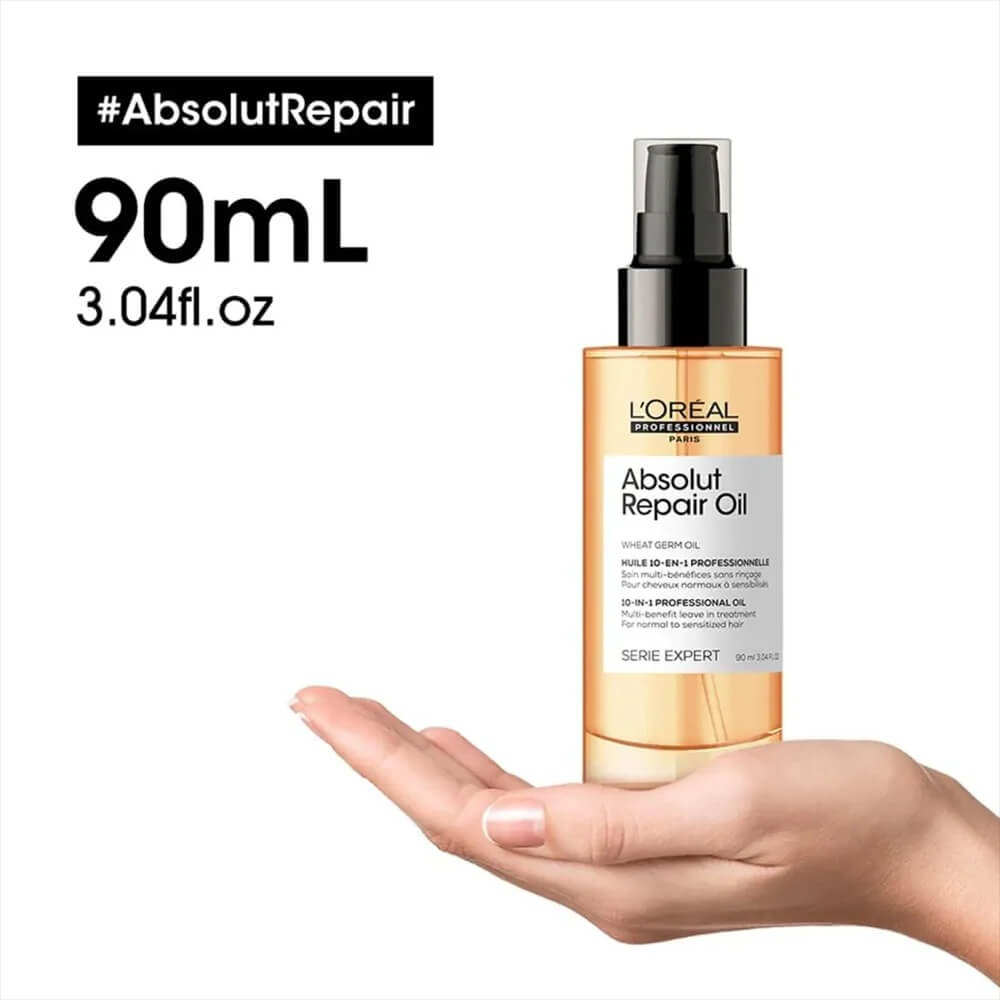 L’Oréal Professionnel Serie Expert Absolut Repair 10-in-1 Oil 3oz / 90ml