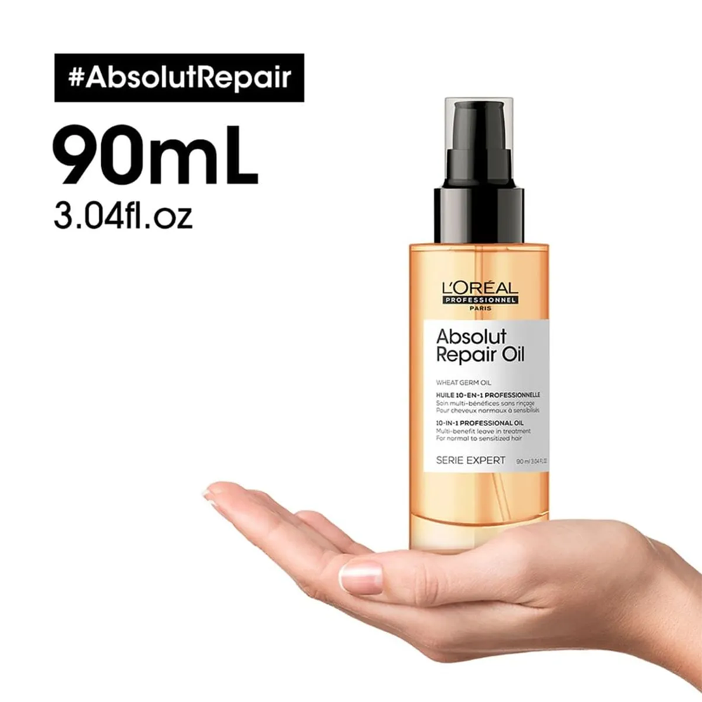 L’Oréal Professionnel Serie Expert Absolut Repair 10-in-1 Oil 3oz / 90ml
