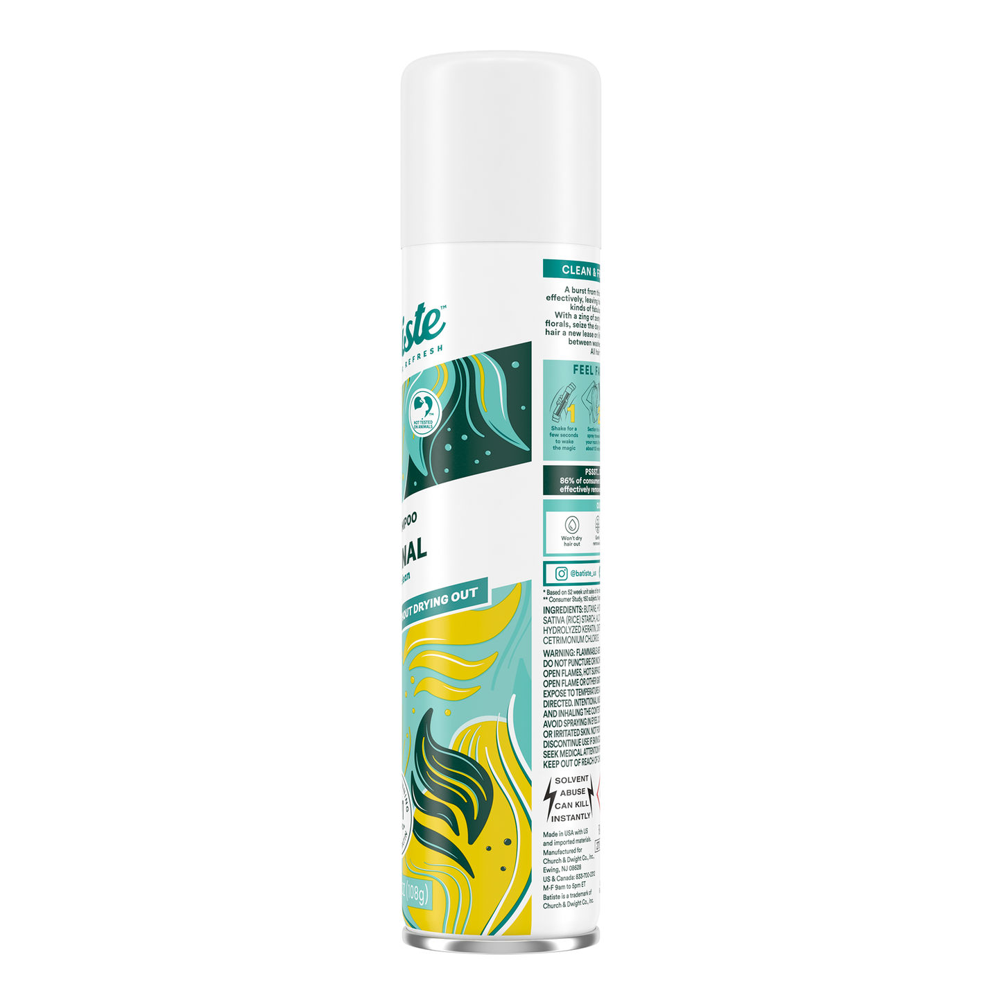 Batiste Original Dry Shampoo – 3 Pack (3.81 oz / 108 g each)