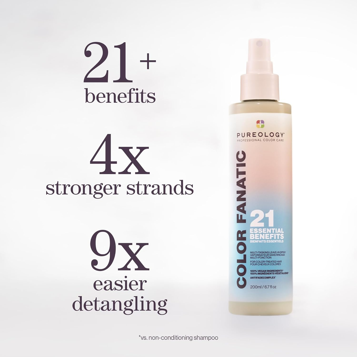 Pureology Color Fan Multi-Tasking Leave-In Spray 13.5Oz / 400ml