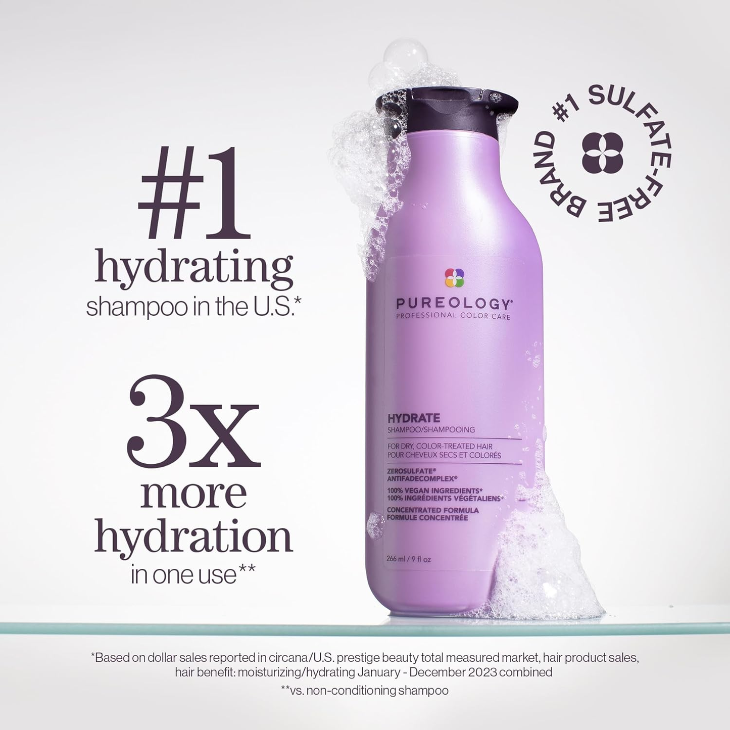 Pureology Hydrate Shampoo 1.7oz/50ml