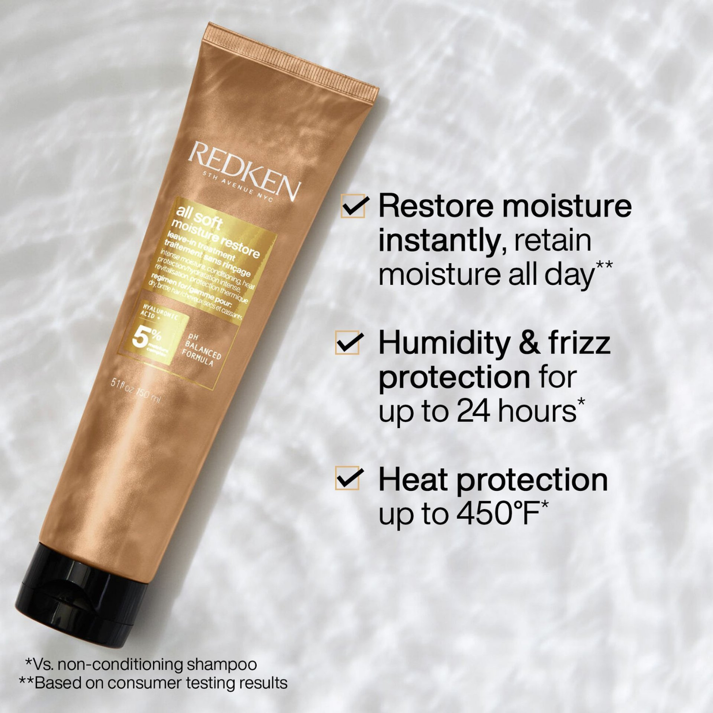 Prebase sin enjuague Redken All Soft Moisture Restore